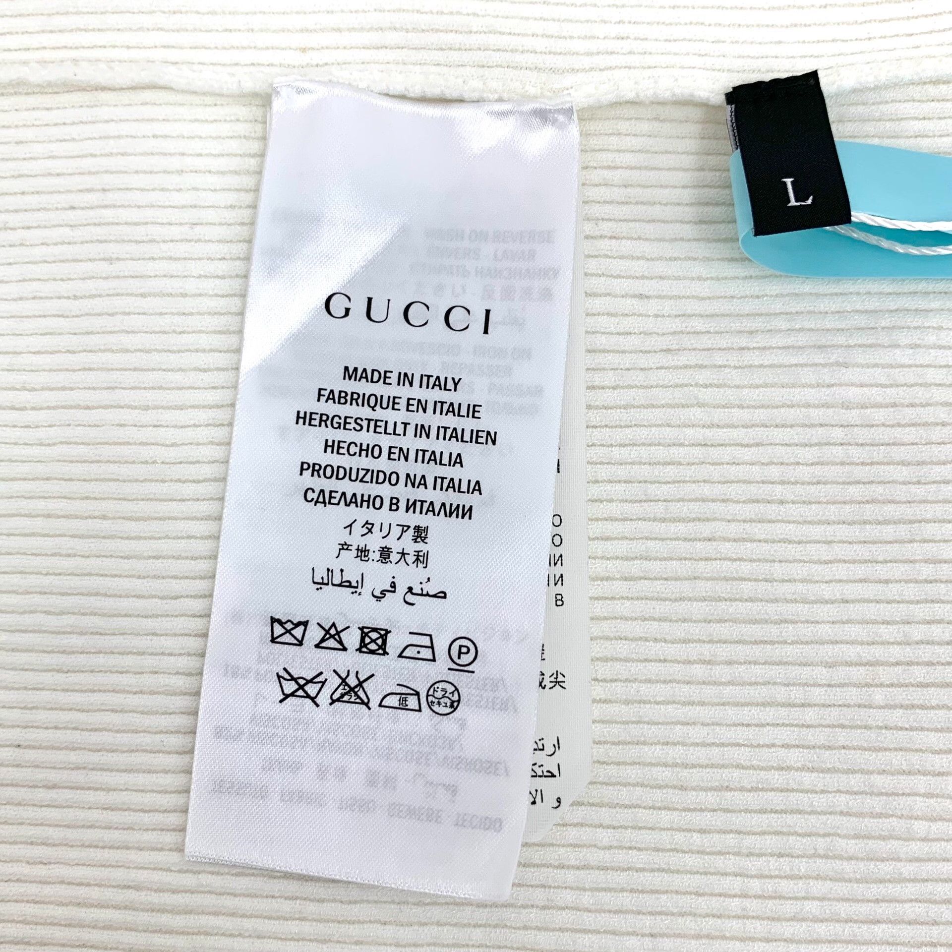 Gucci Gucci Web Stripe Ribbed Knit Top L Size US L / EU 52-54 / 3 - 7 Thumbnail