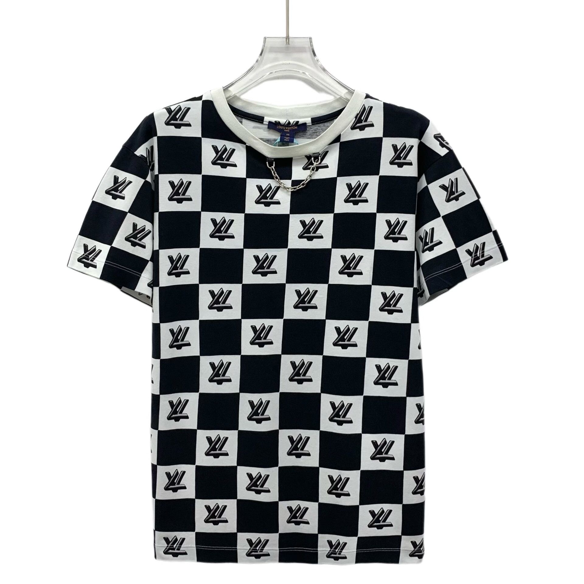Louis Vuitton Louis Vuitton Damier Chain T-Shirt M Size US M / EU 48-50 / 2 - 2 Thumbnail
