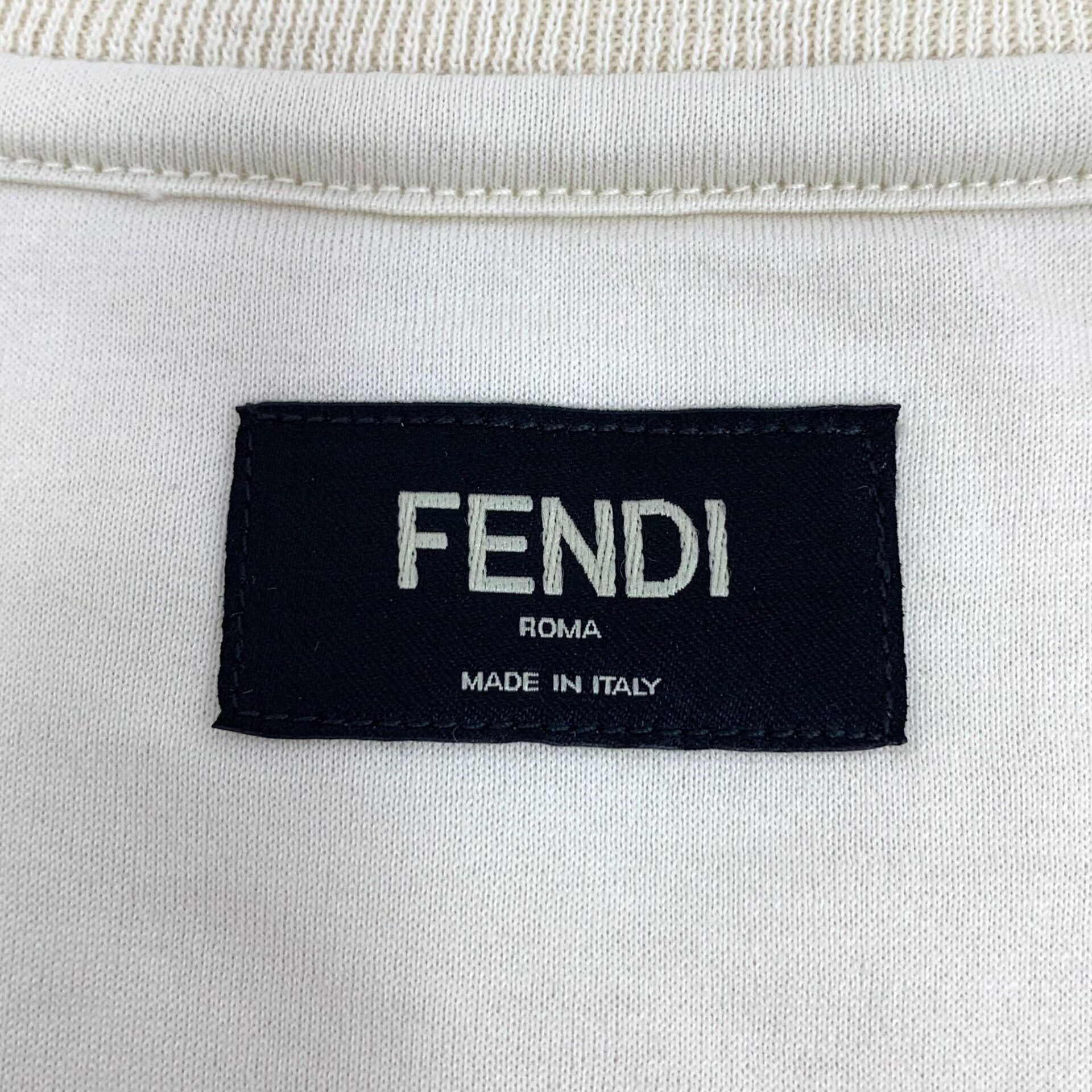 Fendi Fendi Embossed FF Logo Terry T-Shirt XXL Size US XXL / EU 58 / 5 - 7 Thumbnail