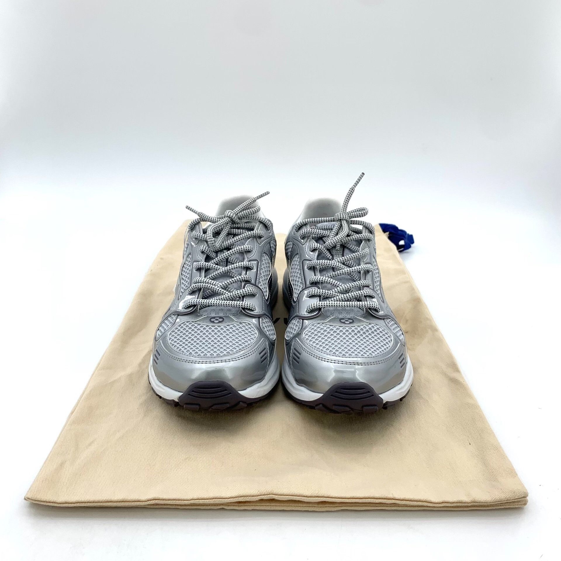 Louis Vuitton Louis Vuitton Olympia Silver Low-Top Sneakers 39 Size US 9 / IT 39 - 9 Thumbnail
