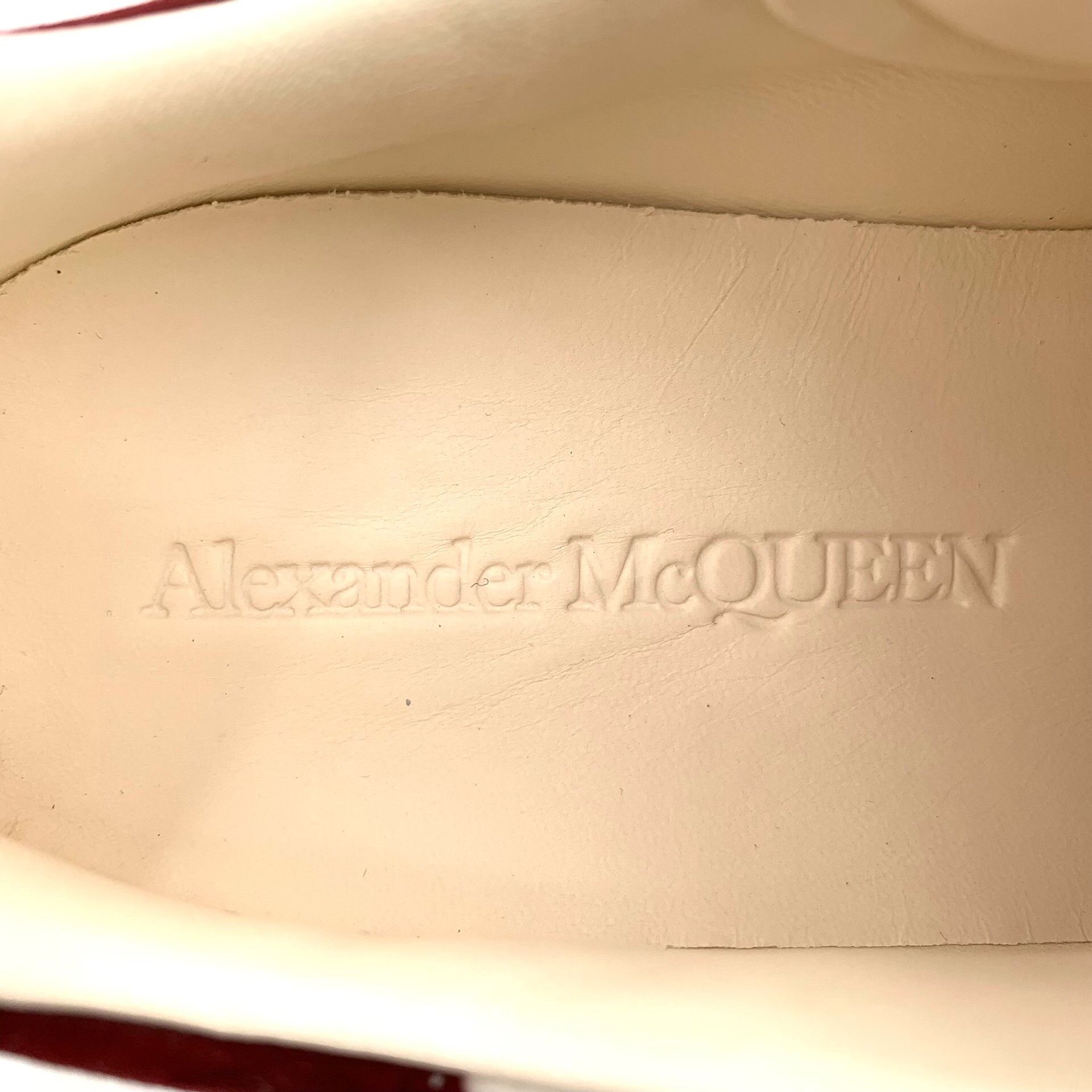 Alexander McQueen Alexander McQueen Burgundy Panel Platform Sneakers 38 Size US 8 / IT 38 - 8 Thumbnail