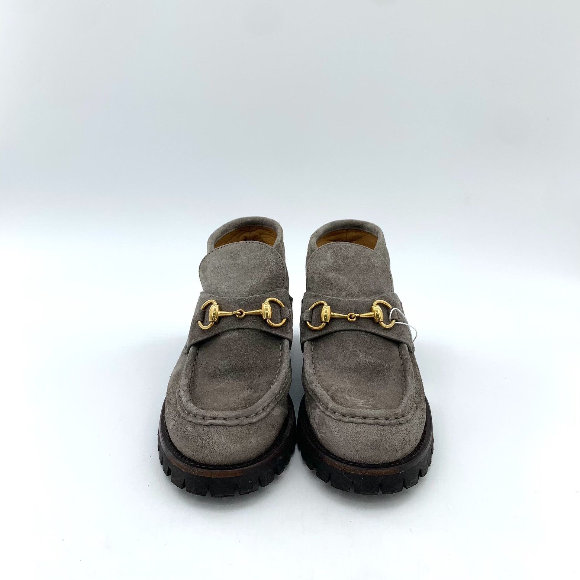 Gucci Gucci Horsebit Suede Flat Ankle Boots EU 37.5 Size US 7.5 / IT 37.5 - 4 Thumbnail