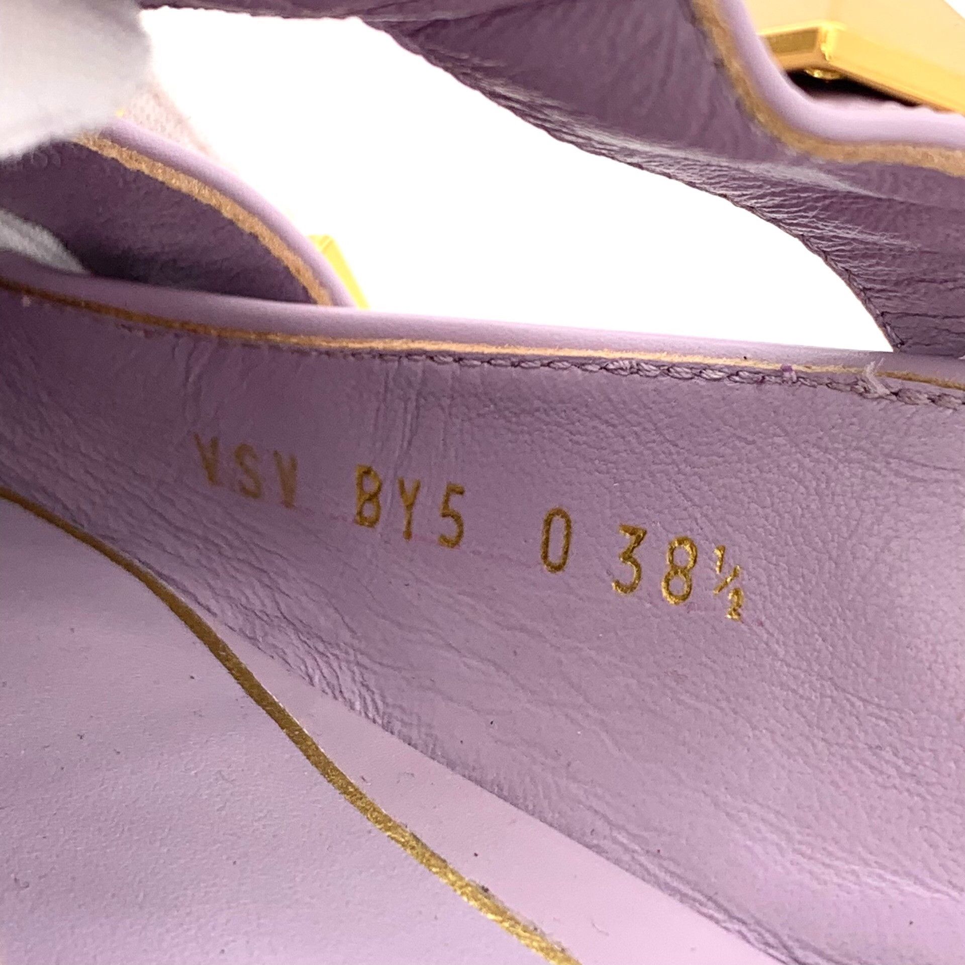 Valentino Valentino Roman Stud Purple Leather Mules 38.5 Size US 8.5 / IT 38.5 - 7 Thumbnail