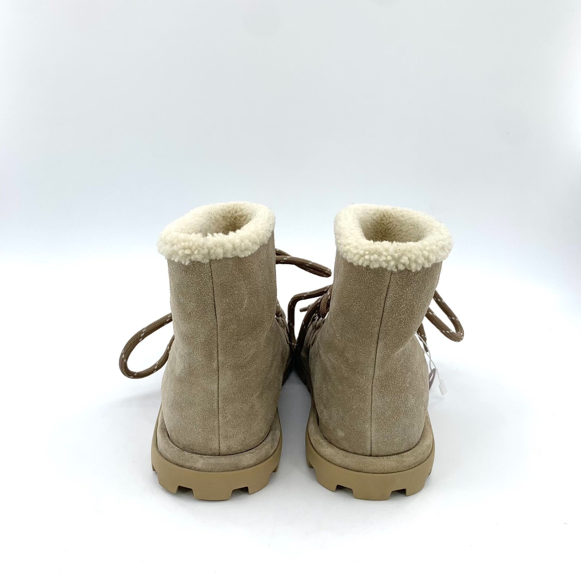 Miu Miu Miu Miu Suede Shearling Lace-Up Boots 38 Size US 8 / IT 38 - 5 Thumbnail