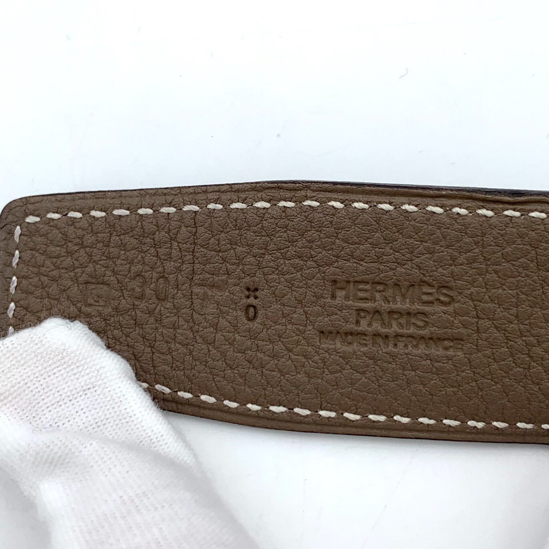 Hermes Hermes H Martelé Buckle Reversible Belt 95 Size 38 - 7 Thumbnail