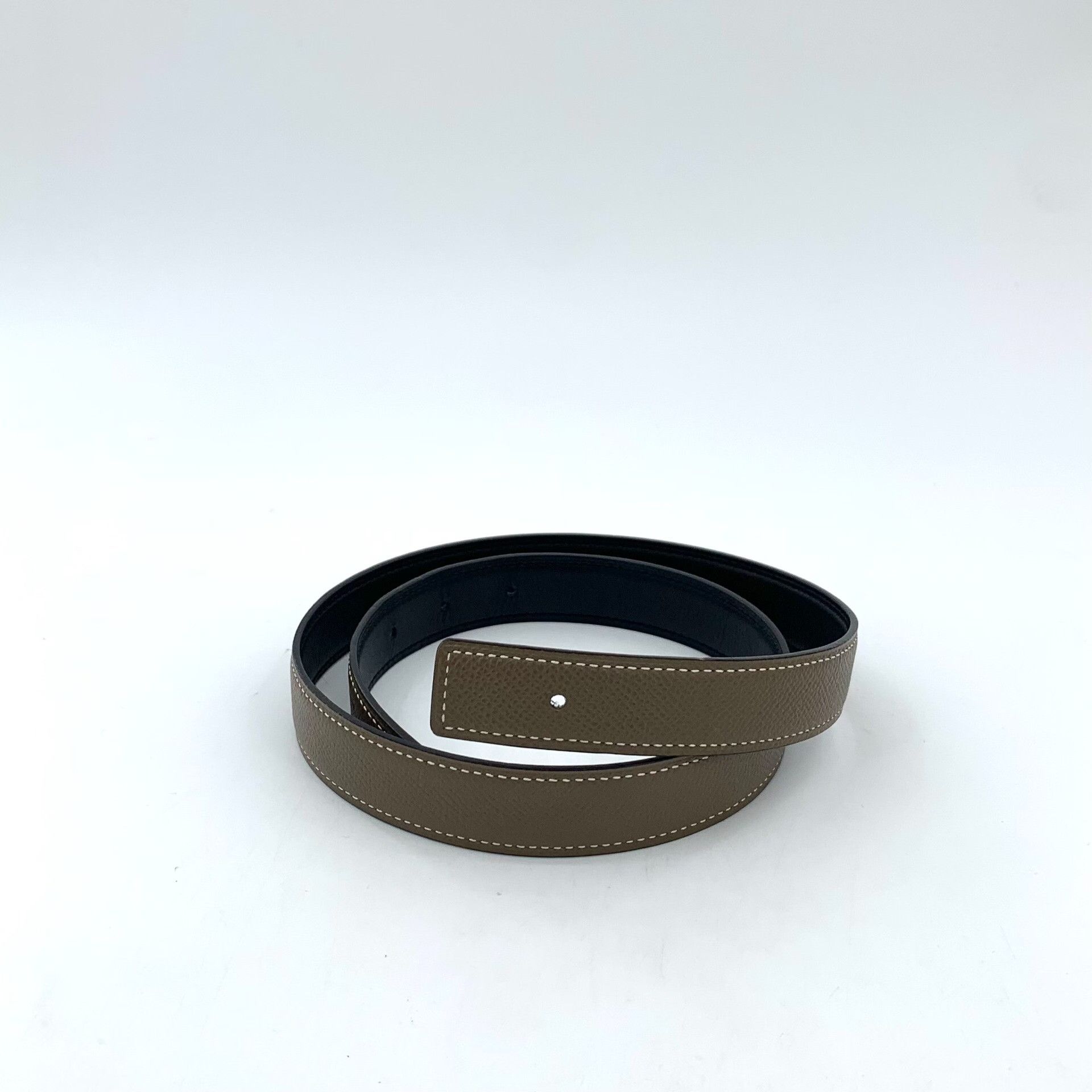Hermes Hermes Hammered H Martelee Leather Belt 80/32 Size 32 - 7 Thumbnail