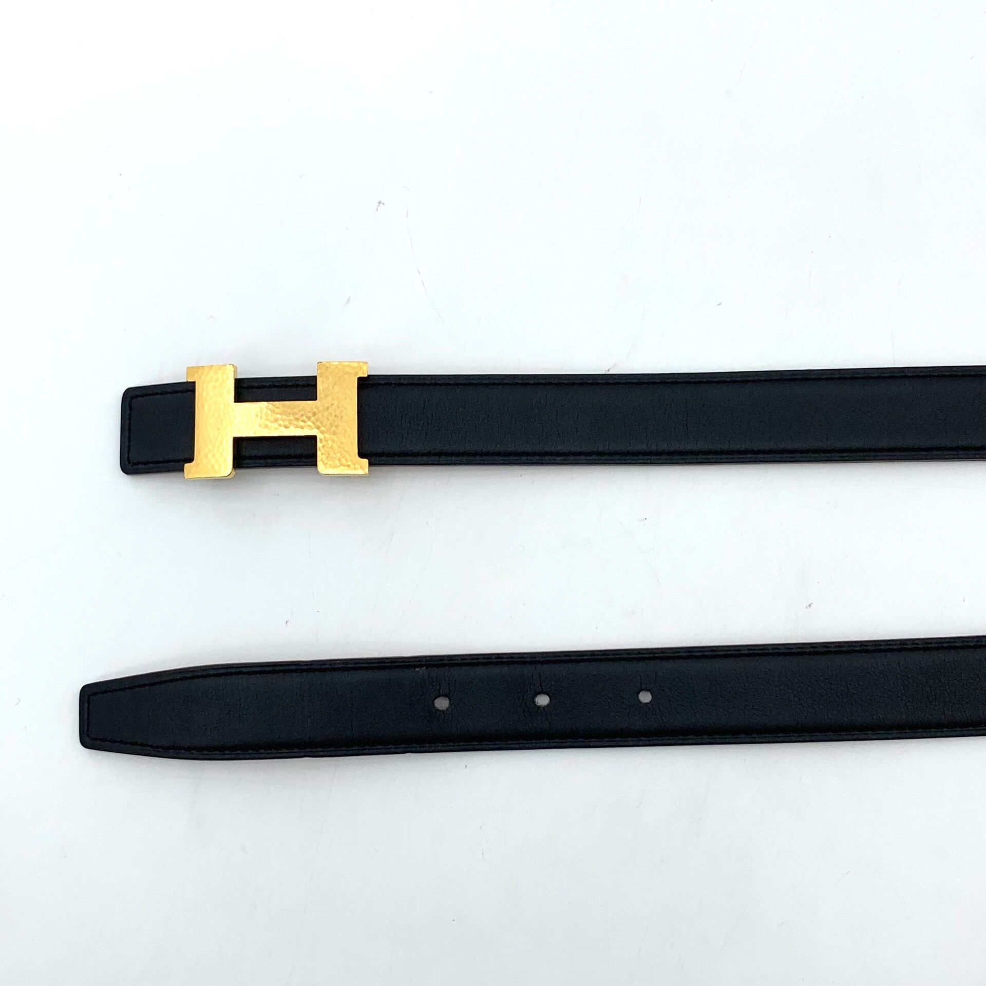 Hermes Hermes Hammered H Martelee Leather Belt 80/32 Size 32 - 5 Thumbnail