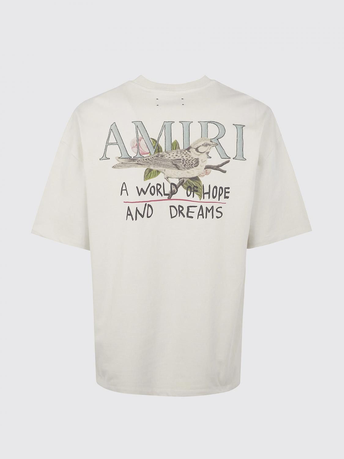 Amiri Amiri T-Shirt Men Cream Size US M / EU 48-50 / 2 - 3 Thumbnail