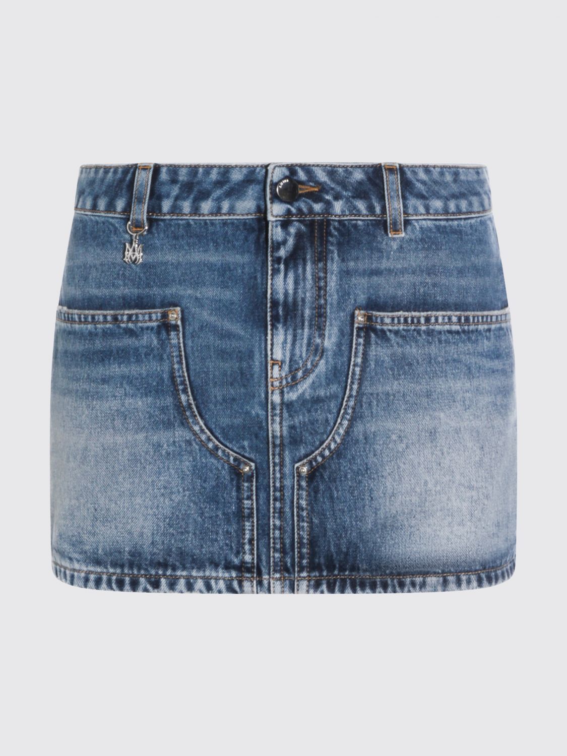 Amiri Amiri Skirt Woman Blue Size 27" / US 4 / IT 40 - 2 Thumbnail