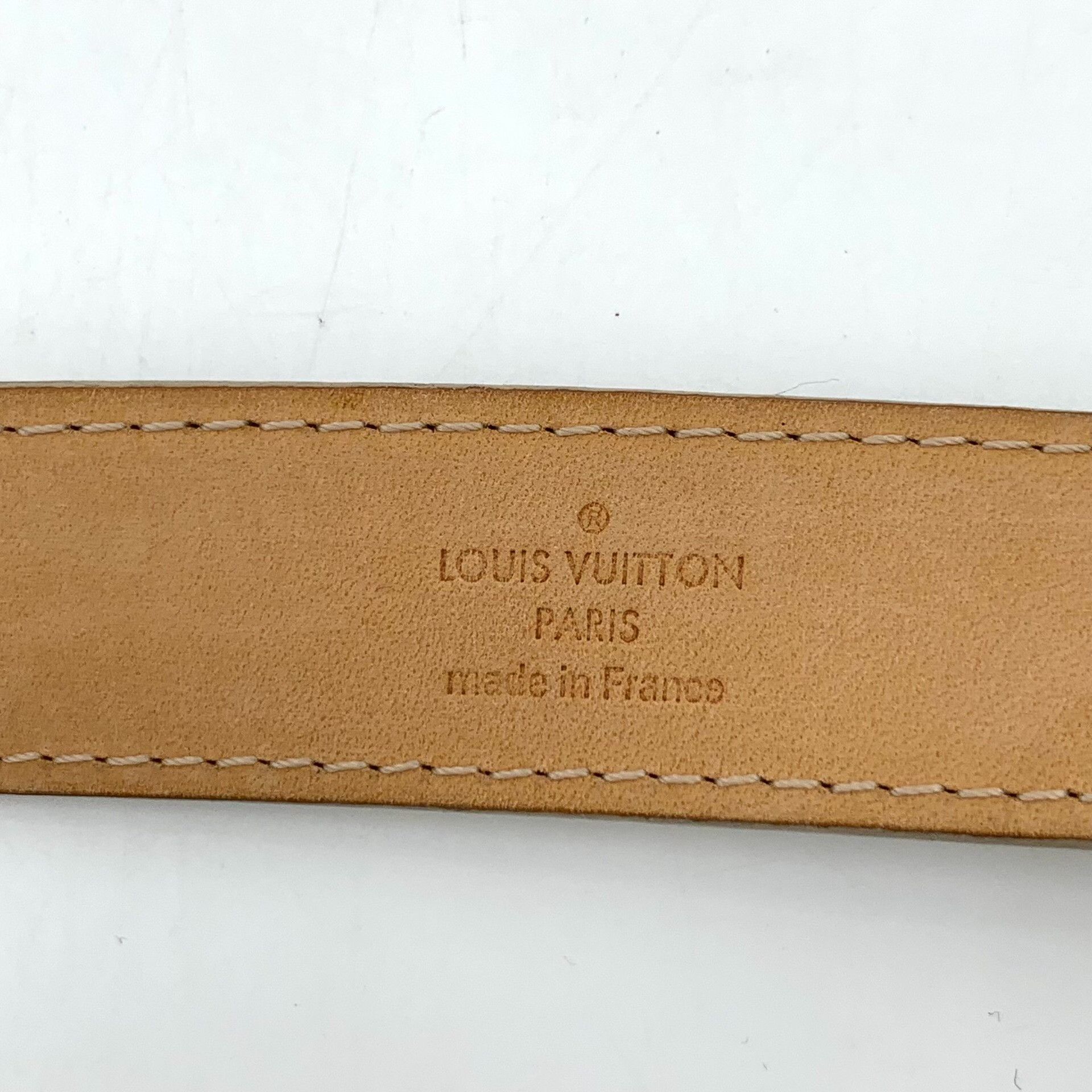 Louis Vuitton Louis Vuitton Damier Azur Buckle Belt 80/32 Size ONE SIZE - 9 Thumbnail