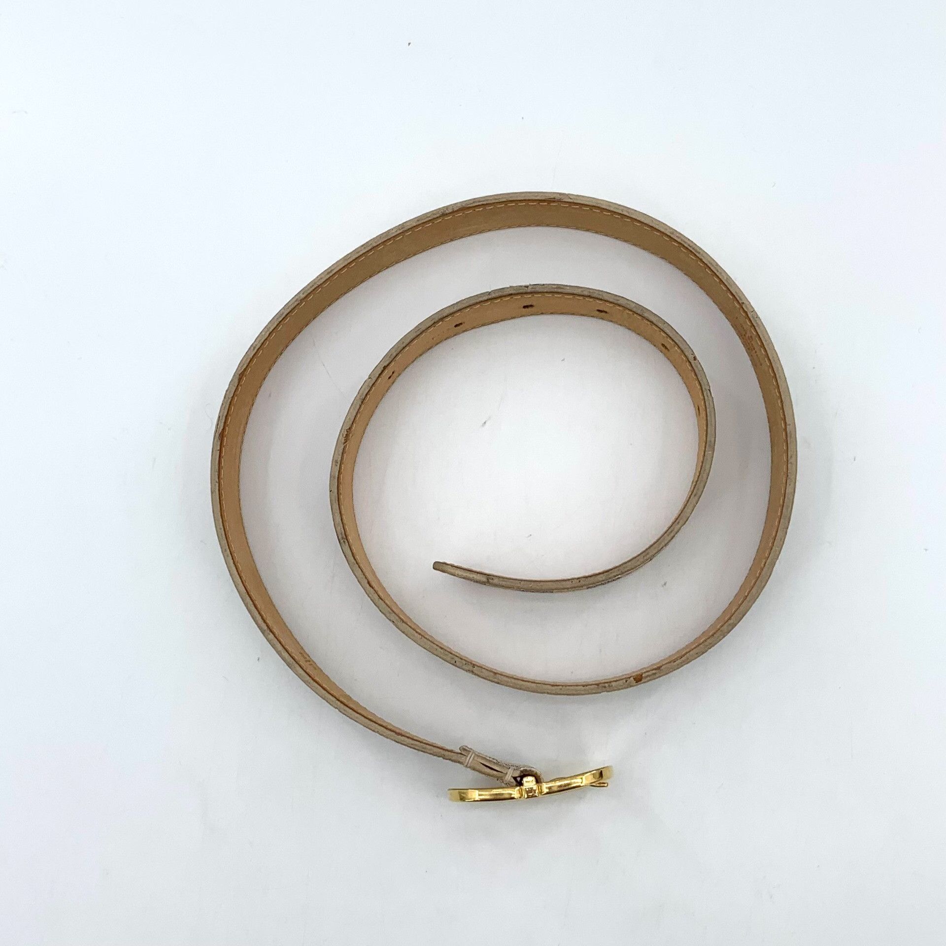 Louis Vuitton Louis Vuitton Damier Azur Buckle Belt 80/32 Size ONE SIZE - 4 Thumbnail