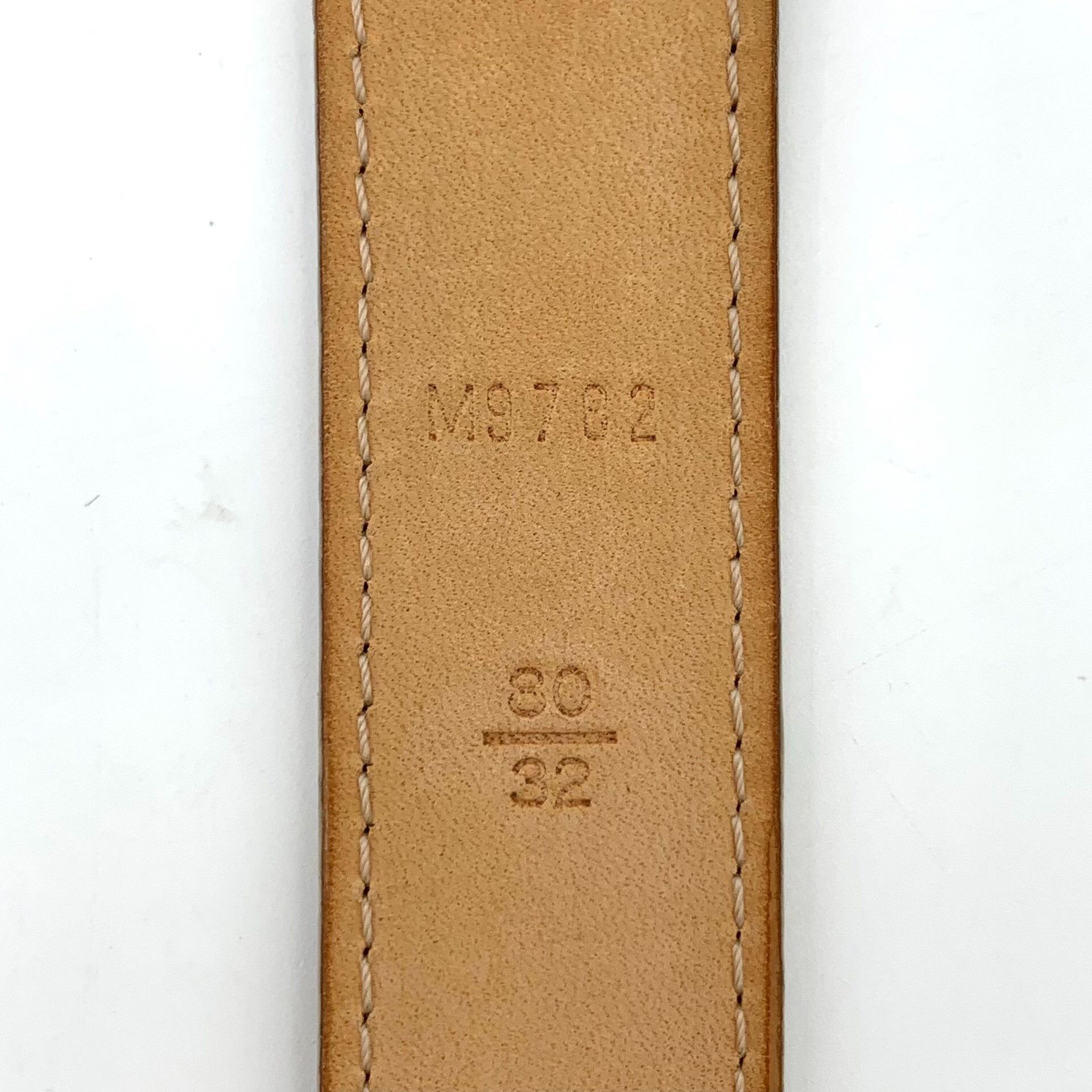 Louis Vuitton Louis Vuitton Damier Azur Buckle Belt 80/32 Size ONE SIZE - 8 Thumbnail