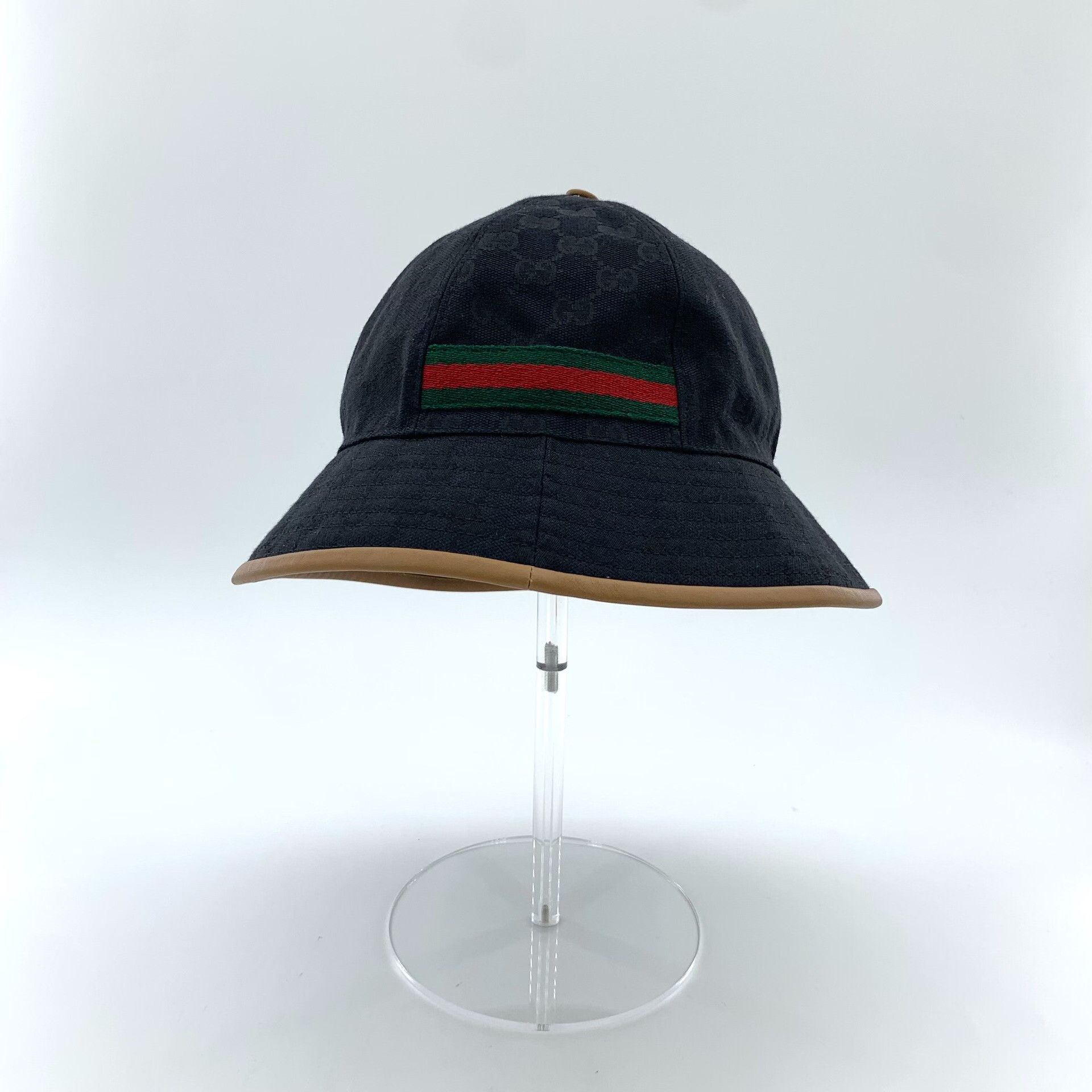 Gucci Gucci GG Supreme Web Bucket Hat L Size ONE SIZE - 2 Thumbnail