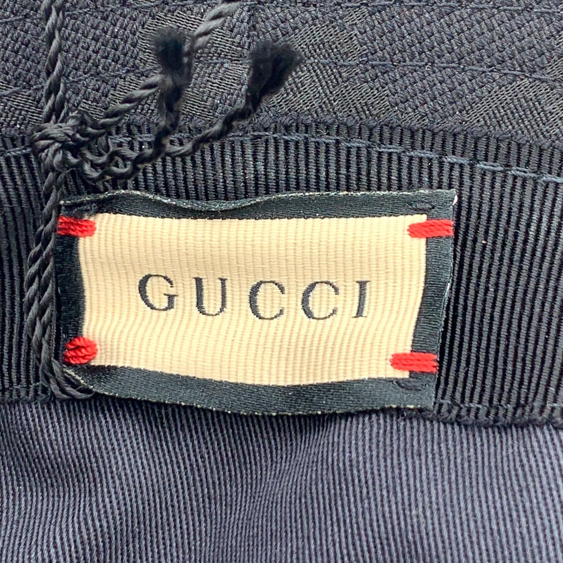 Gucci Gucci GG Supreme Web Bucket Hat L Size ONE SIZE - 6 Thumbnail
