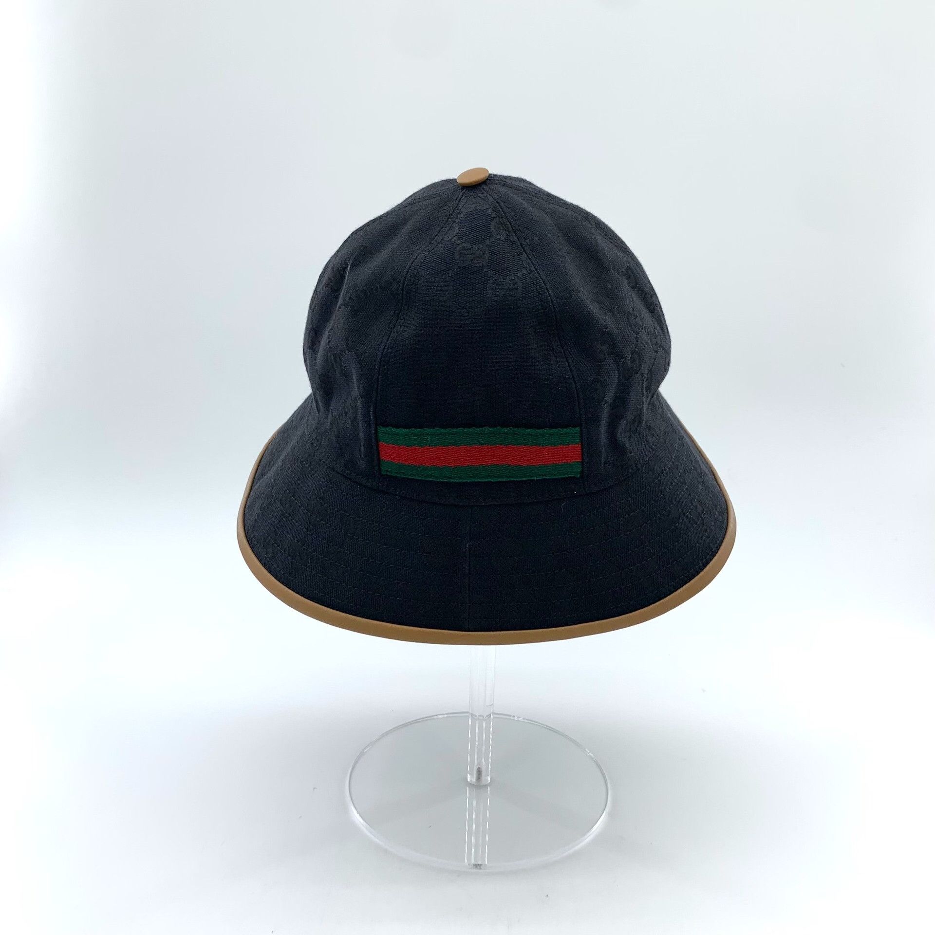 Gucci Gucci GG Supreme Web Bucket Hat L Size ONE SIZE - 3 Thumbnail