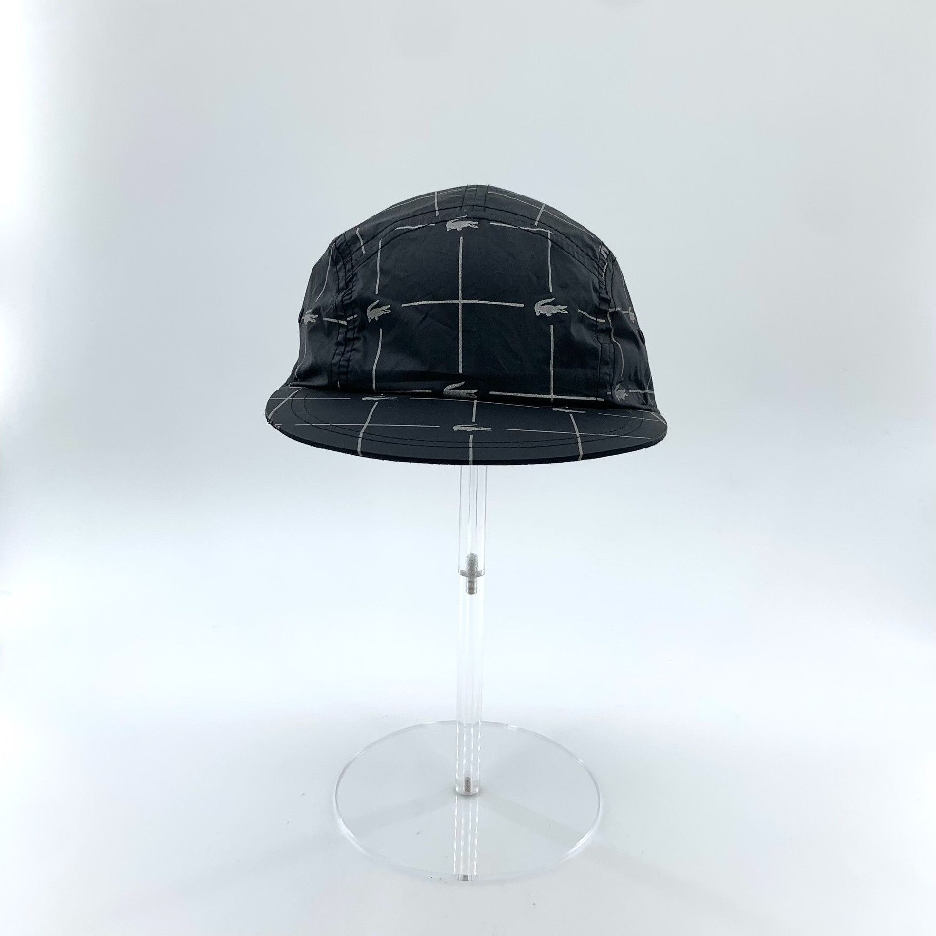 Lacoste × Supreme Supreme x Lacoste Grid Nylon Camp Cap ONE SIZE Size ONE SIZE - 2 Thumbnail
