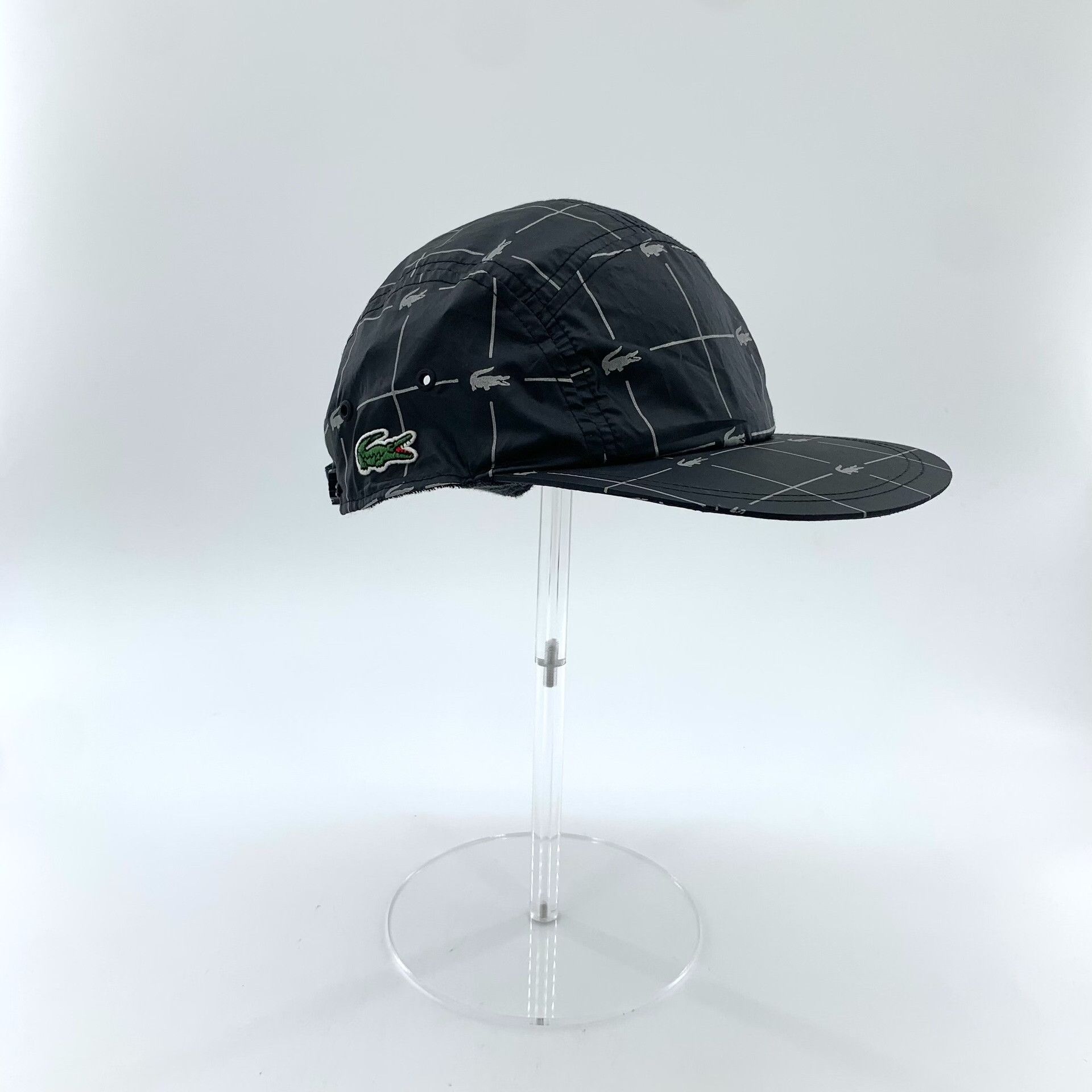 Lacoste × Supreme Supreme x Lacoste Grid Nylon Camp Cap ONE SIZE Size ONE SIZE - 5 Thumbnail