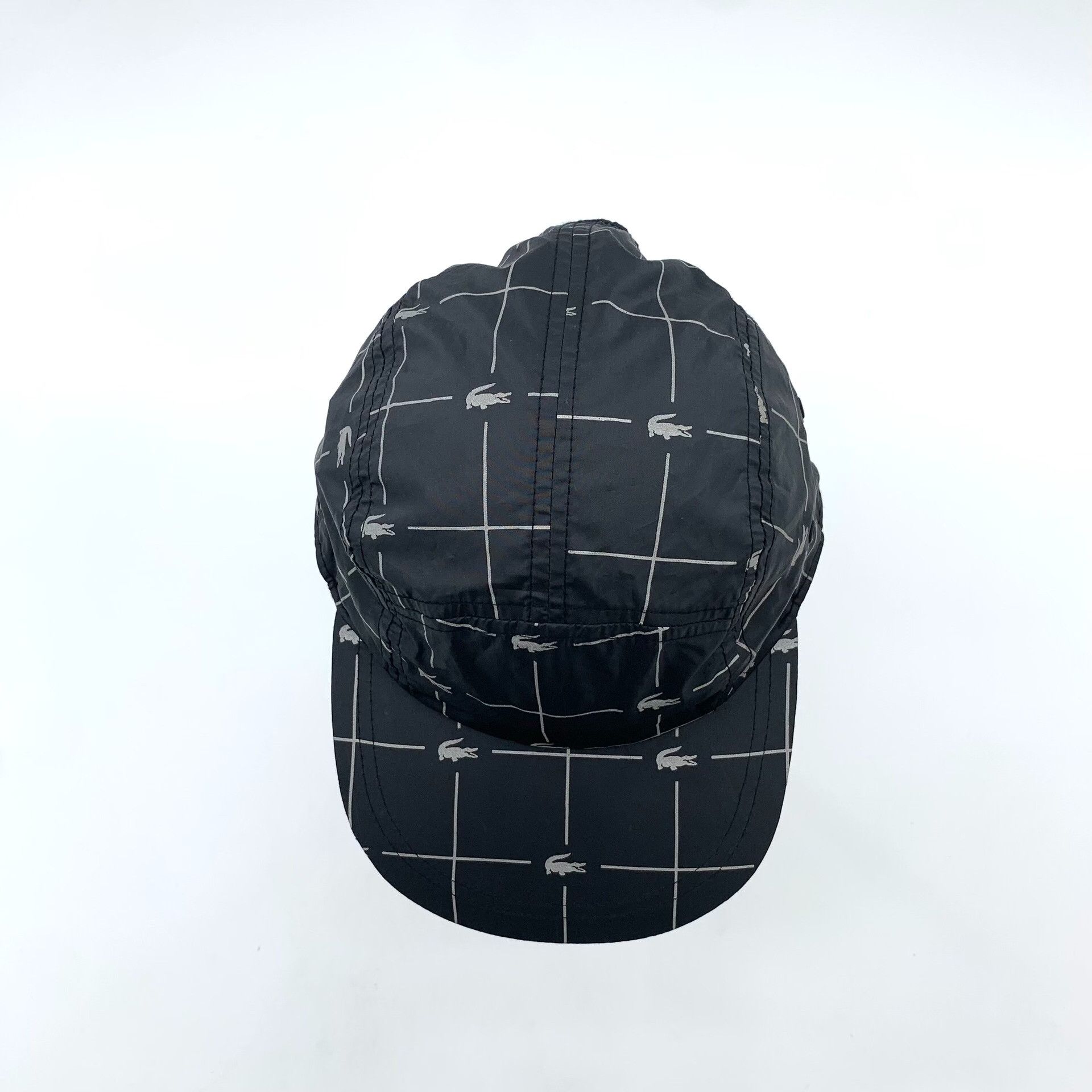 Lacoste × Supreme Supreme x Lacoste Grid Nylon Camp Cap ONE SIZE Size ONE SIZE - 6 Thumbnail