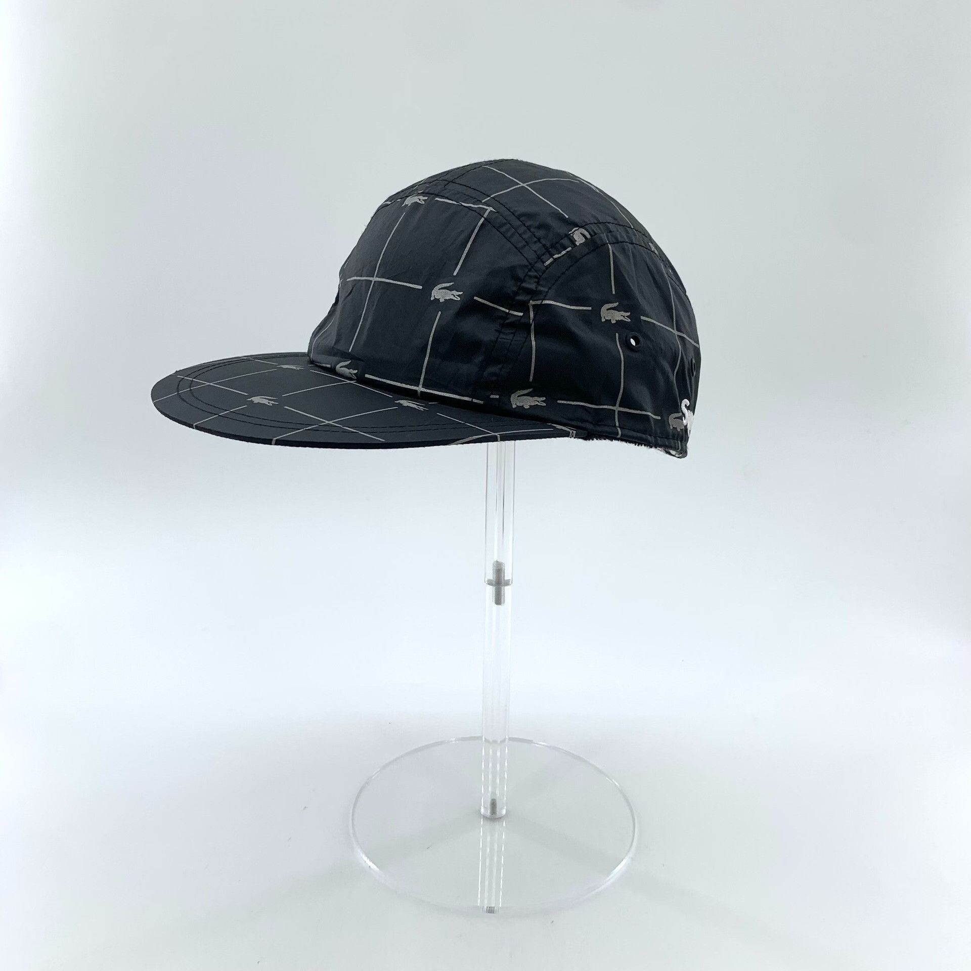 Lacoste × Supreme Supreme x Lacoste Grid Nylon Camp Cap ONE SIZE Size ONE SIZE - 4 Thumbnail