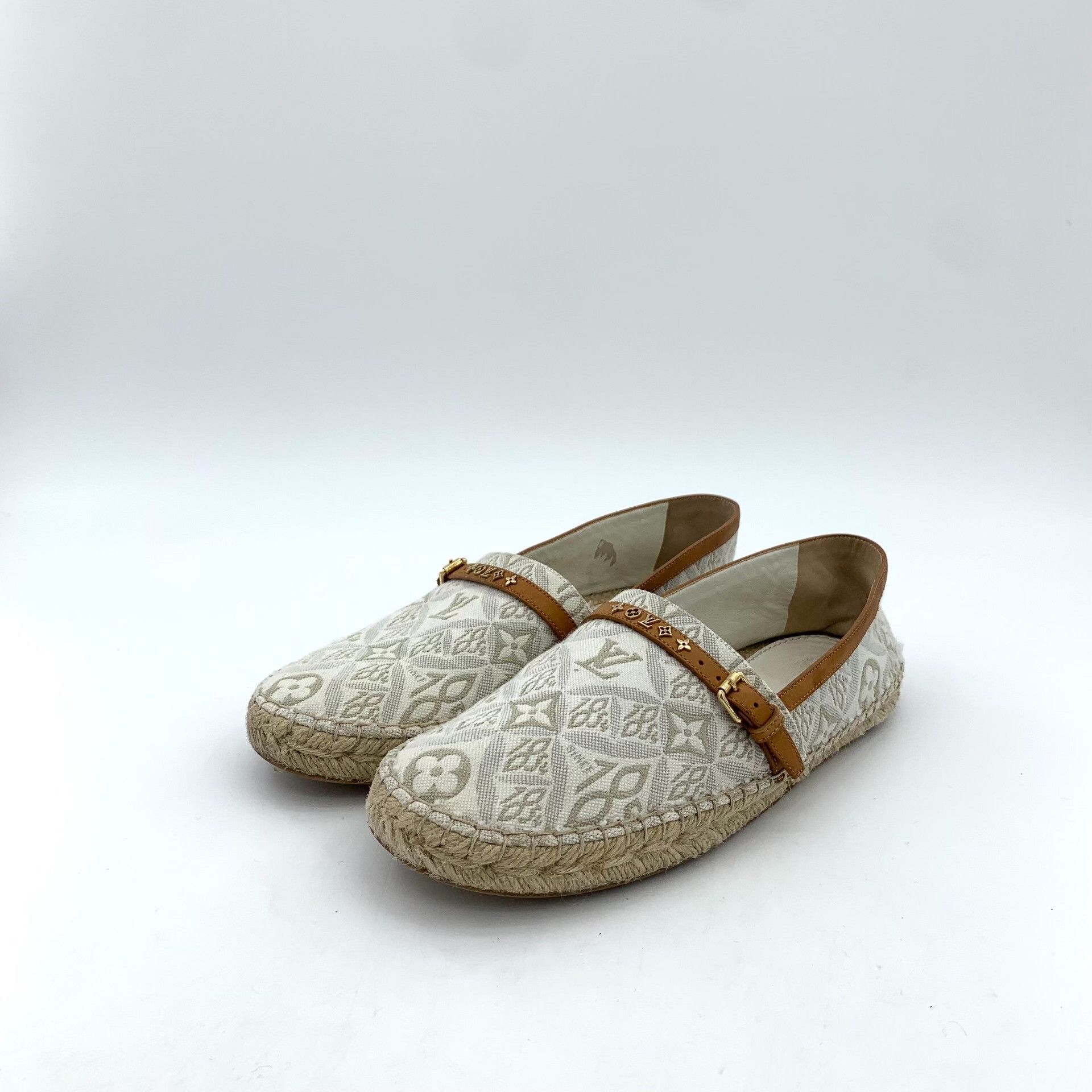 Louis Vuitton Louis Vuitton Starboard Jacquard Espadrilles 37 Size US 7 / IT 37 - 2 Thumbnail