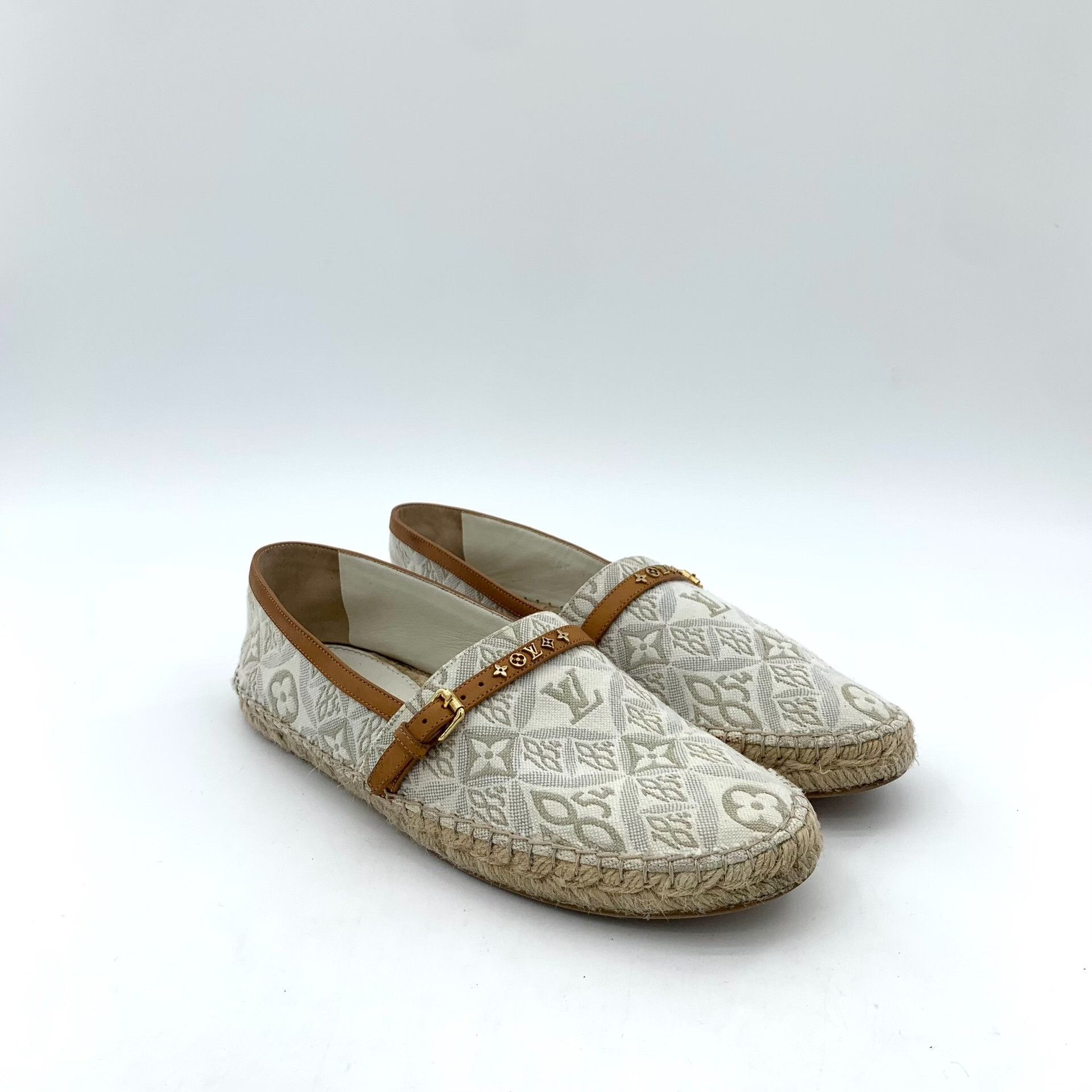 Louis Vuitton Louis Vuitton Starboard Jacquard Espadrilles 37 Size US 7 / IT 37 - 3 Thumbnail