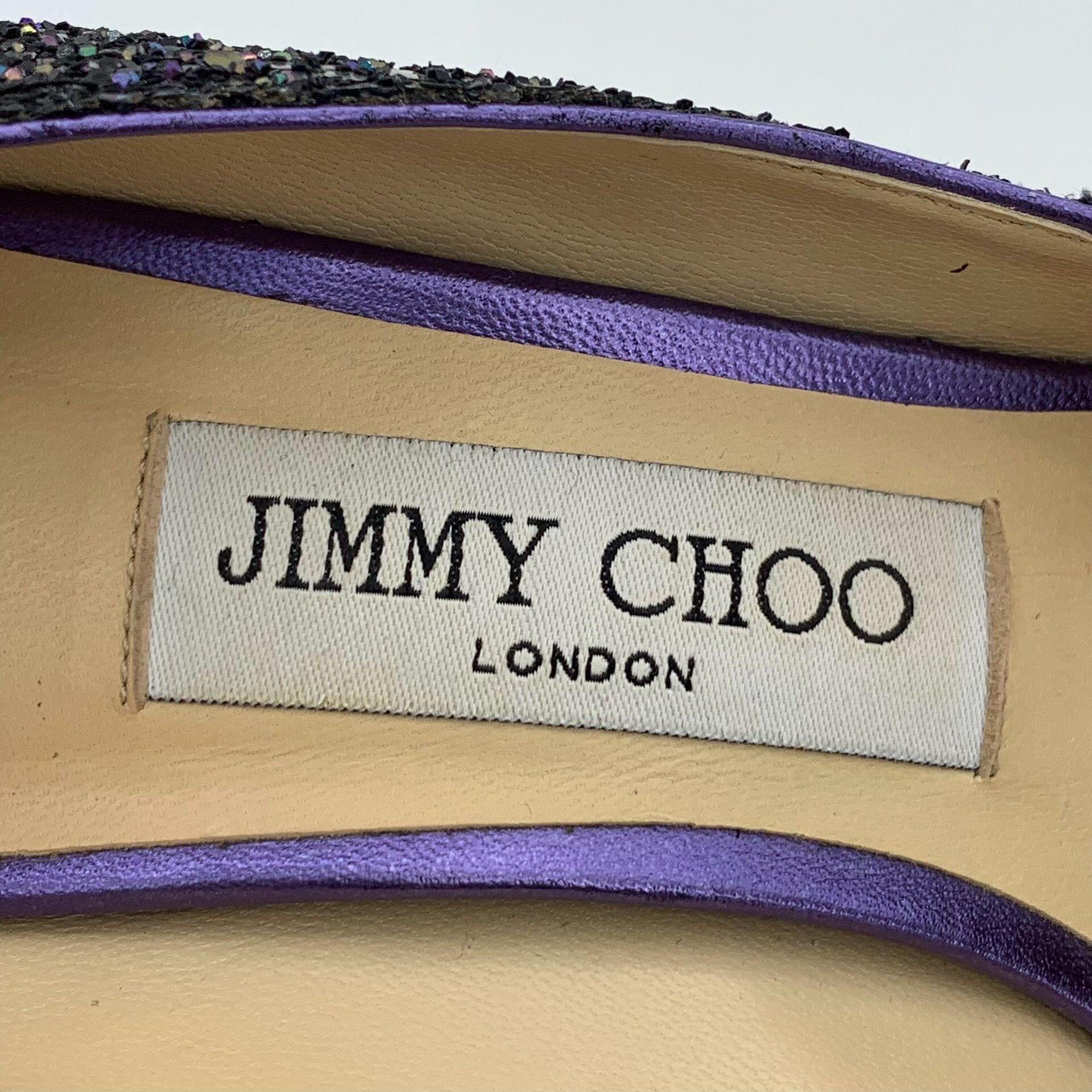 Jimmy Choo Jimmy Choo Multi Glitter Pointed Toe Heels 35.5 Size US 5.5 / IT 35.5 - 8 Thumbnail