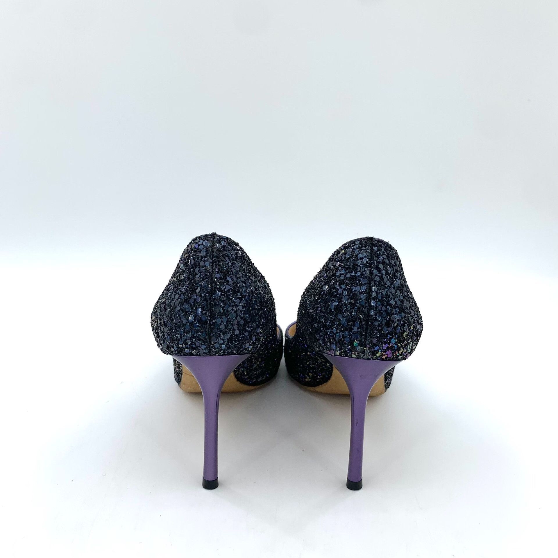 Jimmy Choo Jimmy Choo Multi Glitter Pointed Toe Heels 35.5 Size US 5.5 / IT 35.5 - 5 Thumbnail