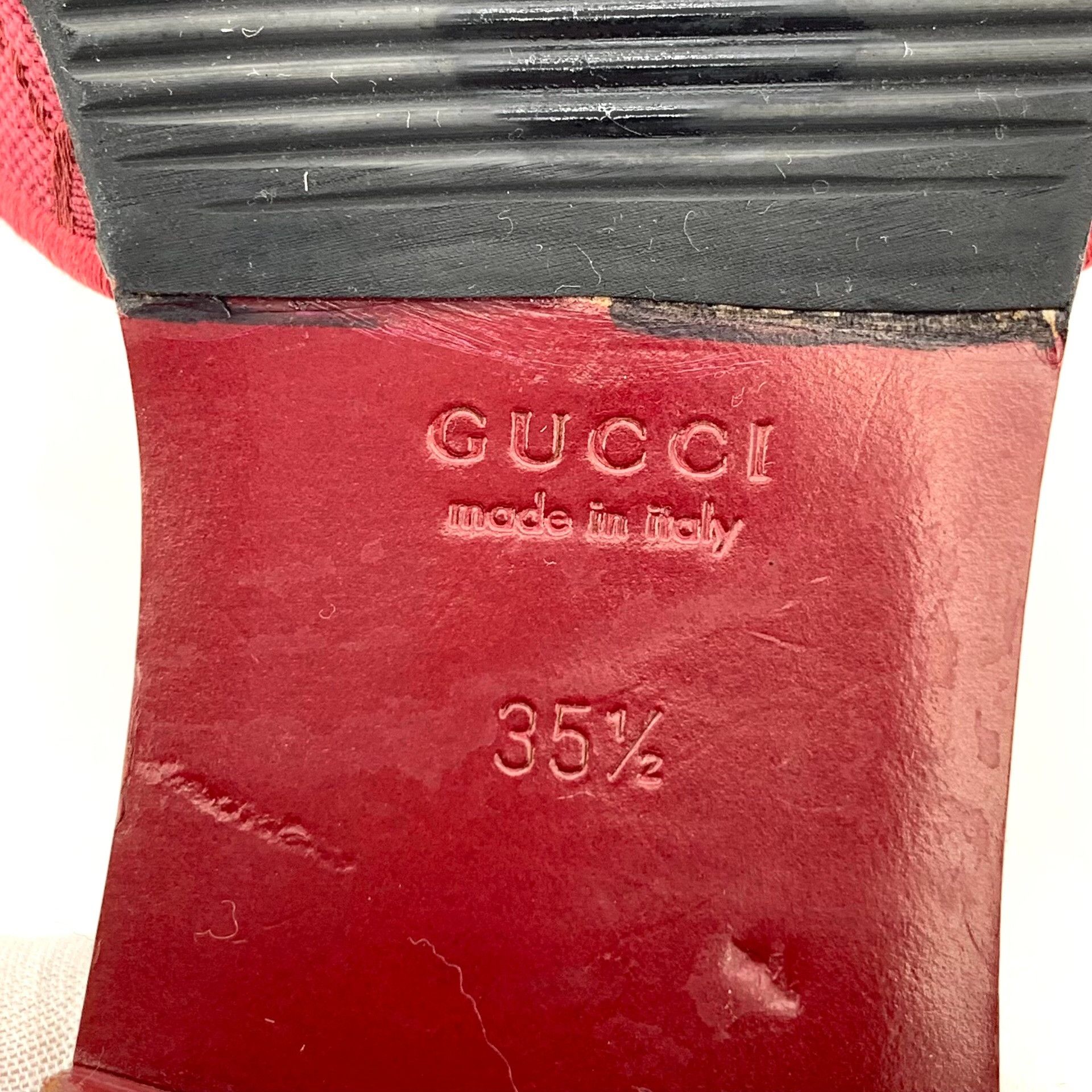 Gucci Gucci Interlocking G Embroidery Slides 35.5 Size US 5.5 / IT 35.5 - 7 Thumbnail