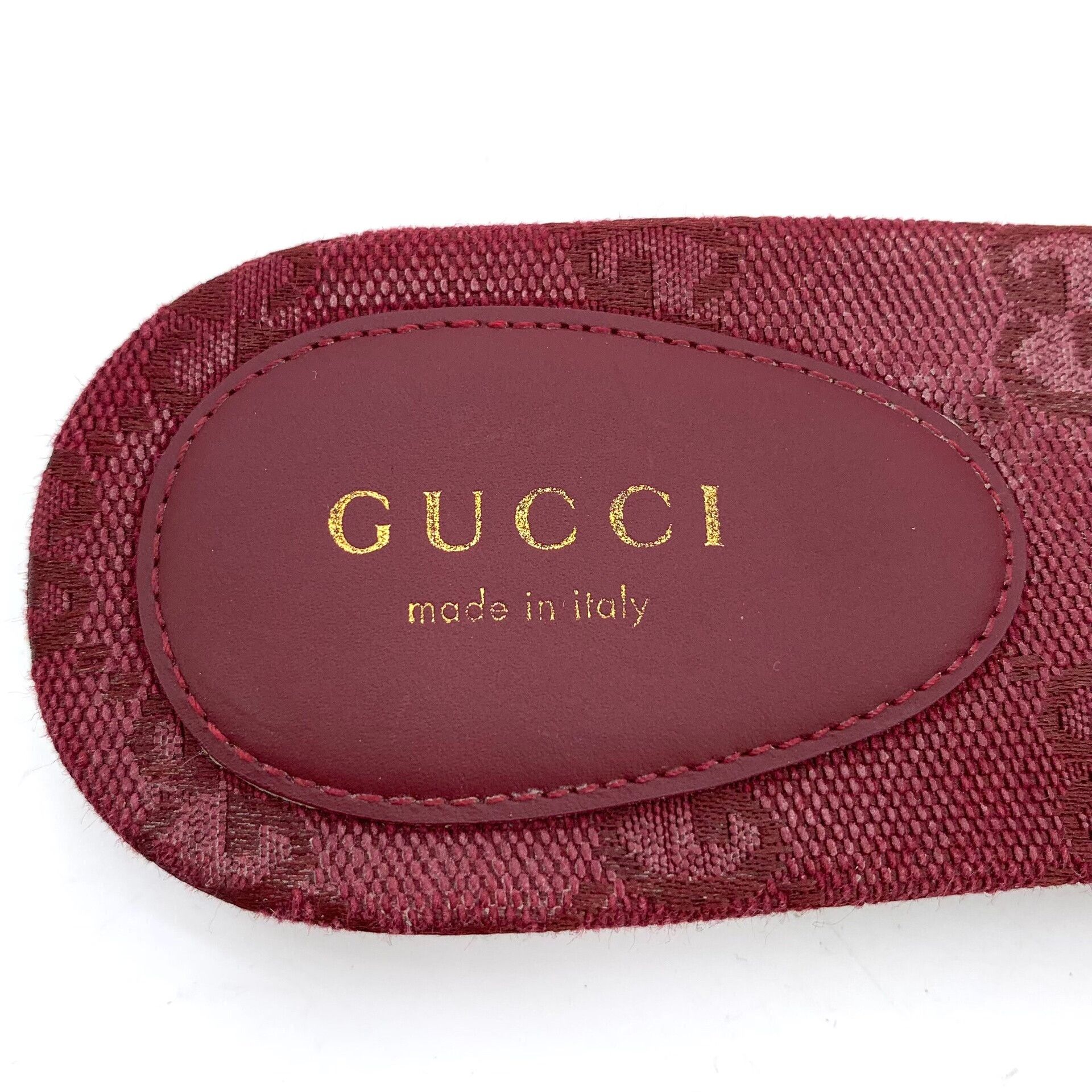 Gucci Gucci Interlocking G Embroidery Slides 35.5 Size US 5.5 / IT 35.5 - 8 Thumbnail