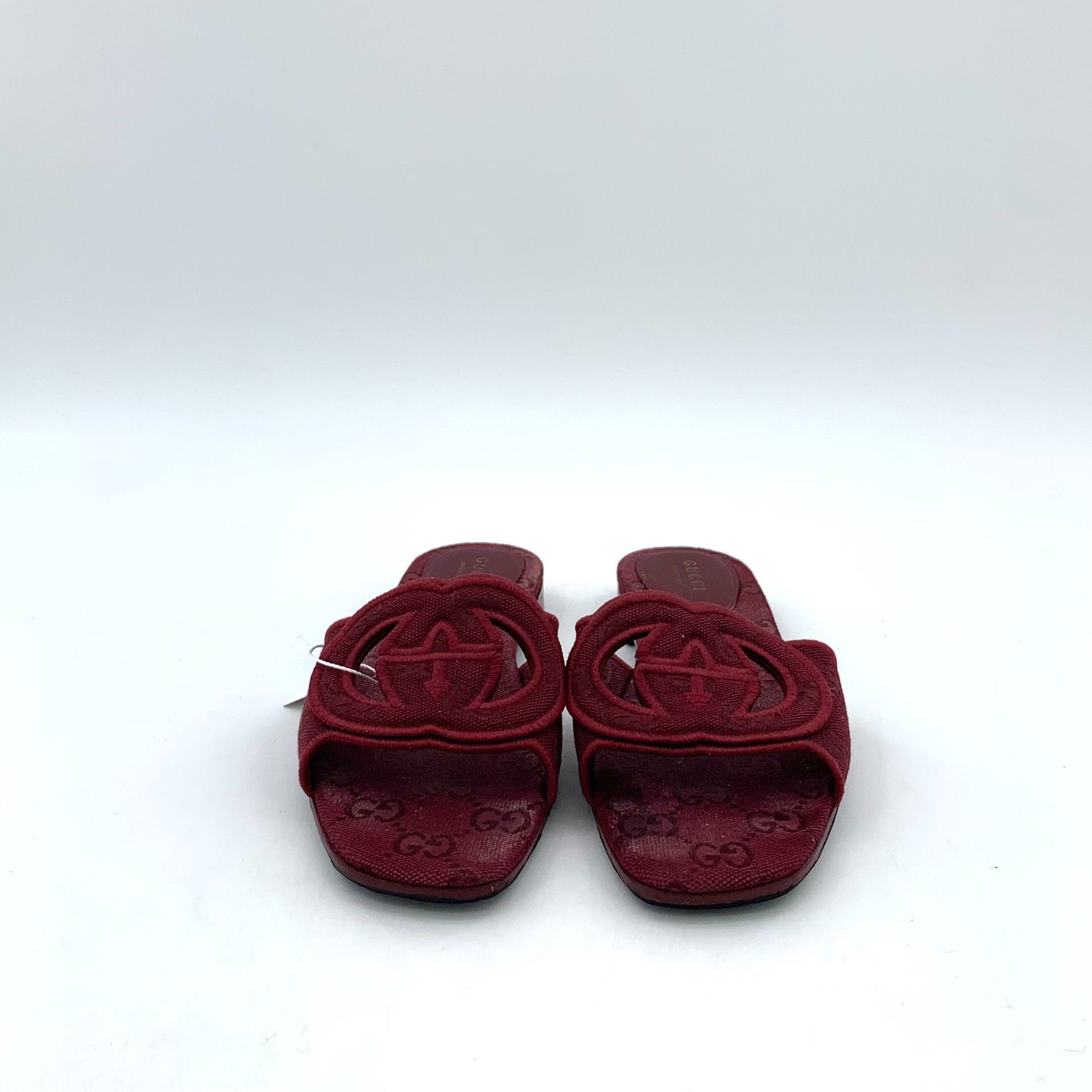 Gucci Gucci Interlocking G Embroidery Slides 35.5 Size US 5.5 / IT 35.5 - 4 Thumbnail