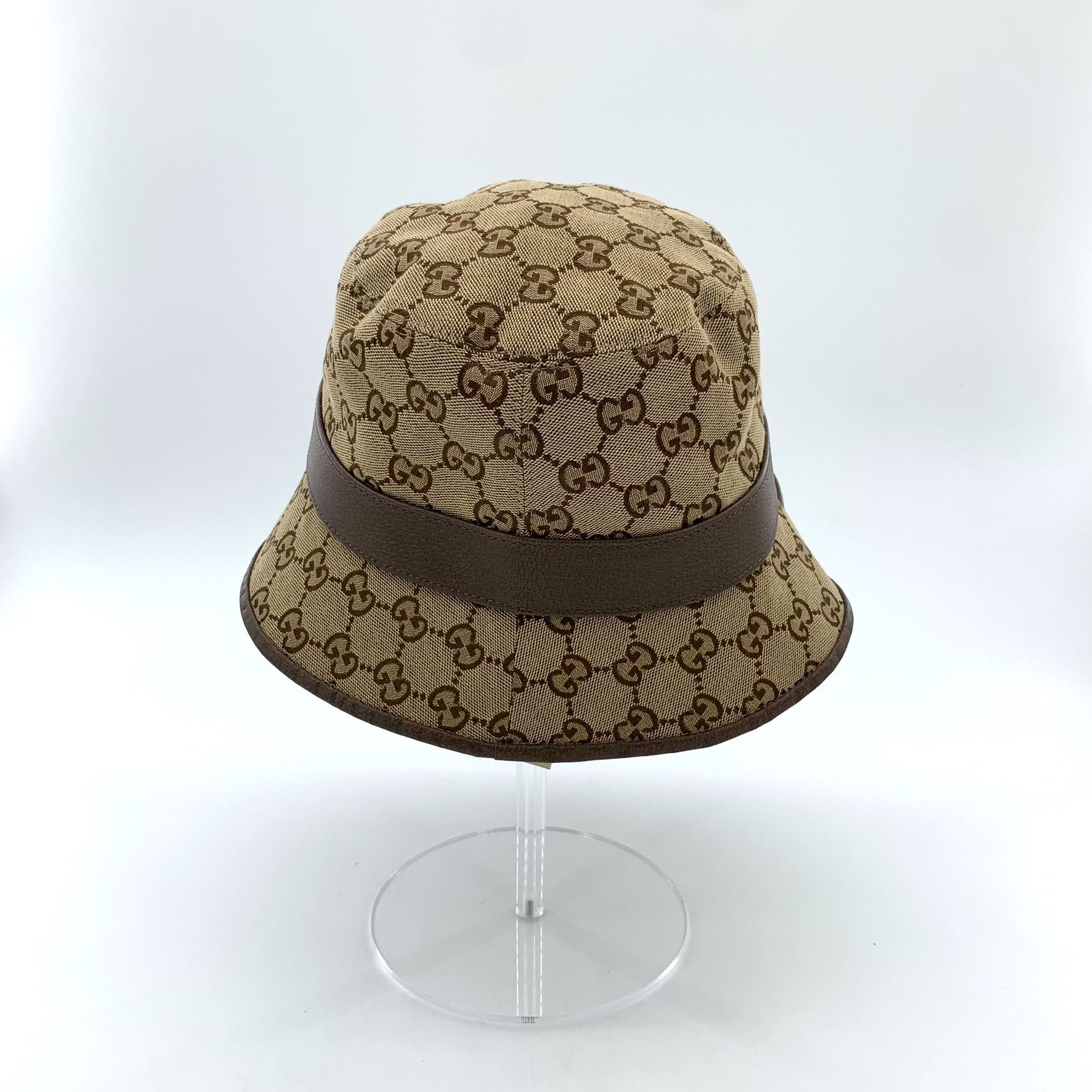Gucci Gucci GG Supreme Monogram Bucket Hat Size M Size ONE SIZE - 3 Thumbnail