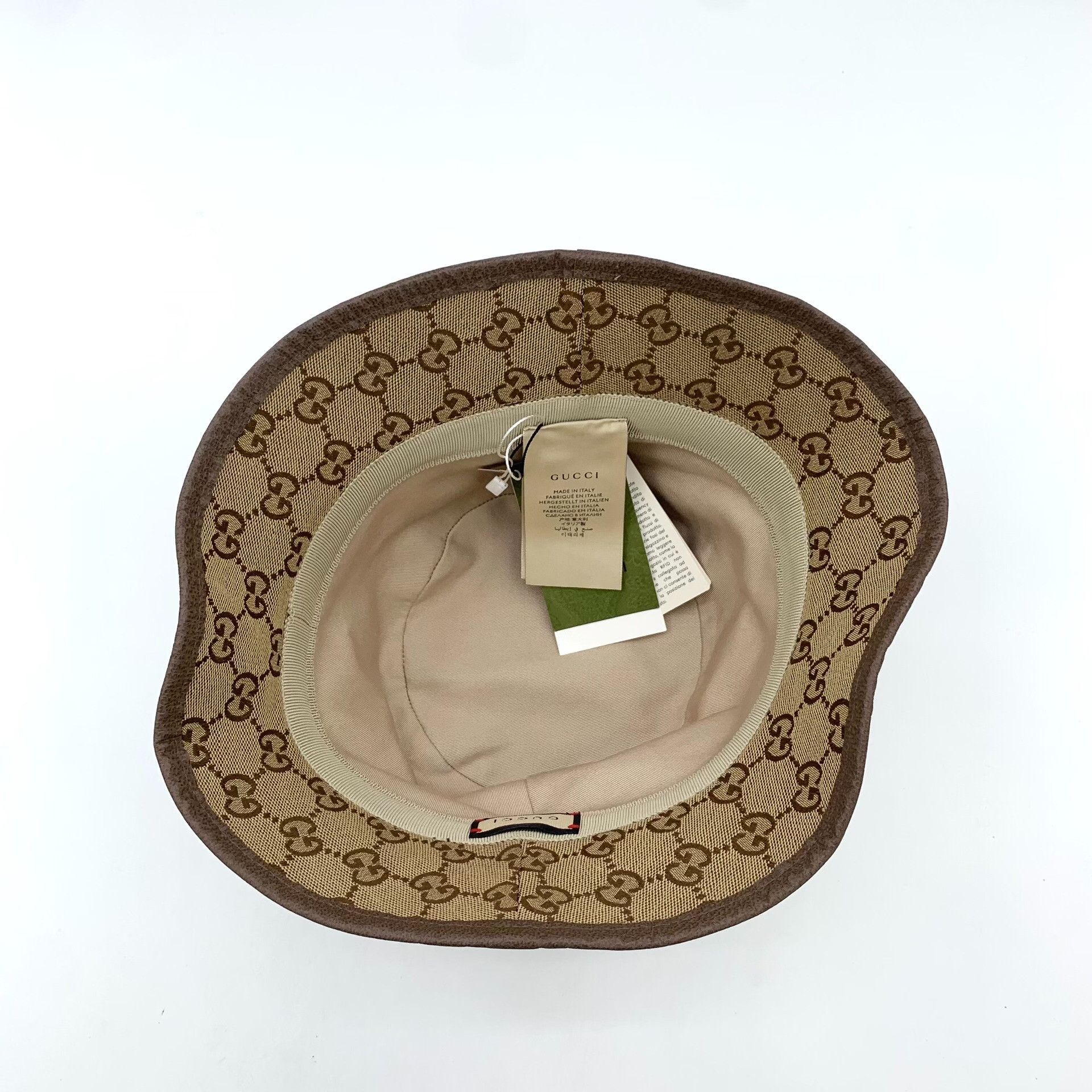 Gucci Gucci GG Supreme Monogram Bucket Hat Size M Size ONE SIZE - 4 Thumbnail