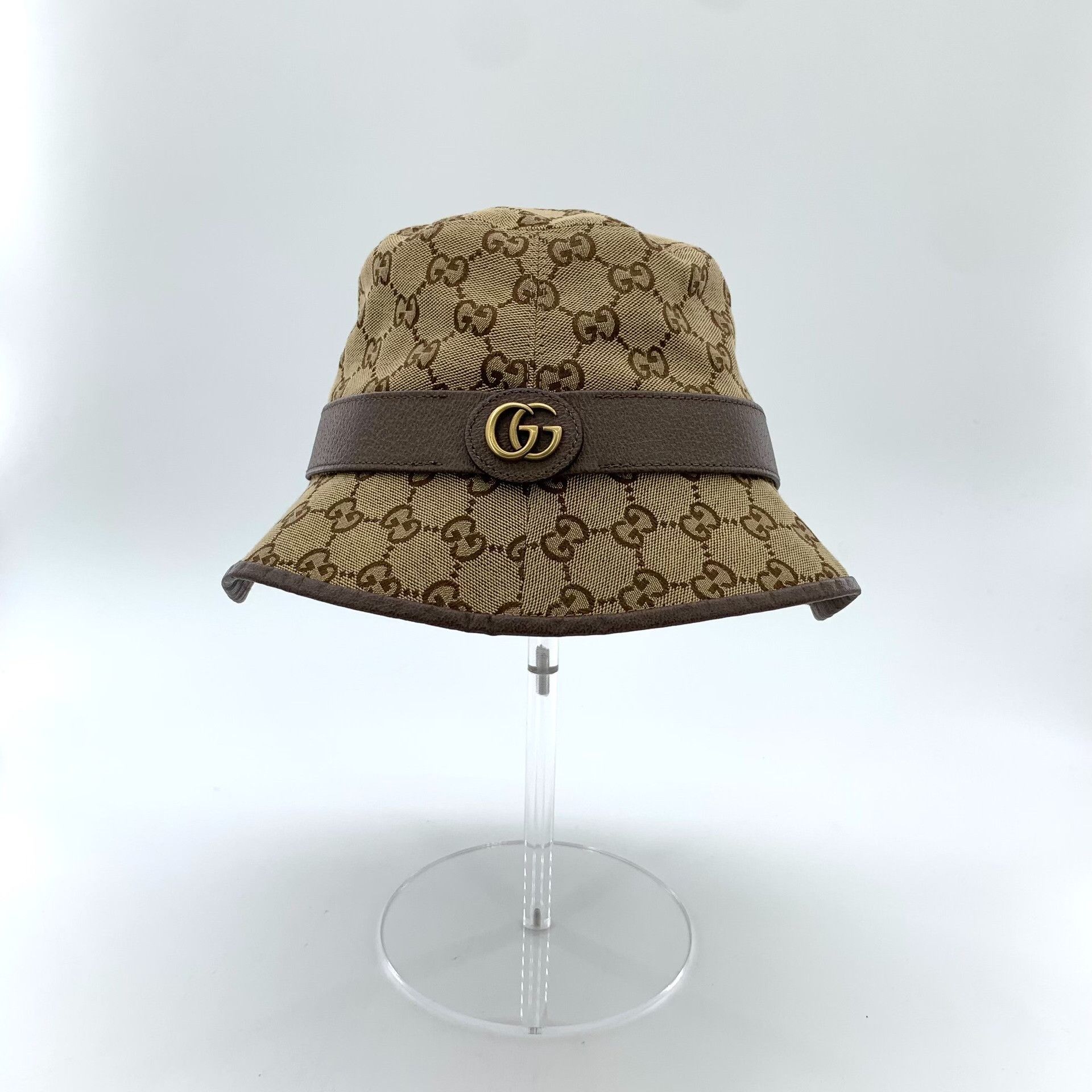 Gucci Gucci GG Supreme Monogram Bucket Hat Size M Size ONE SIZE - 2 Thumbnail