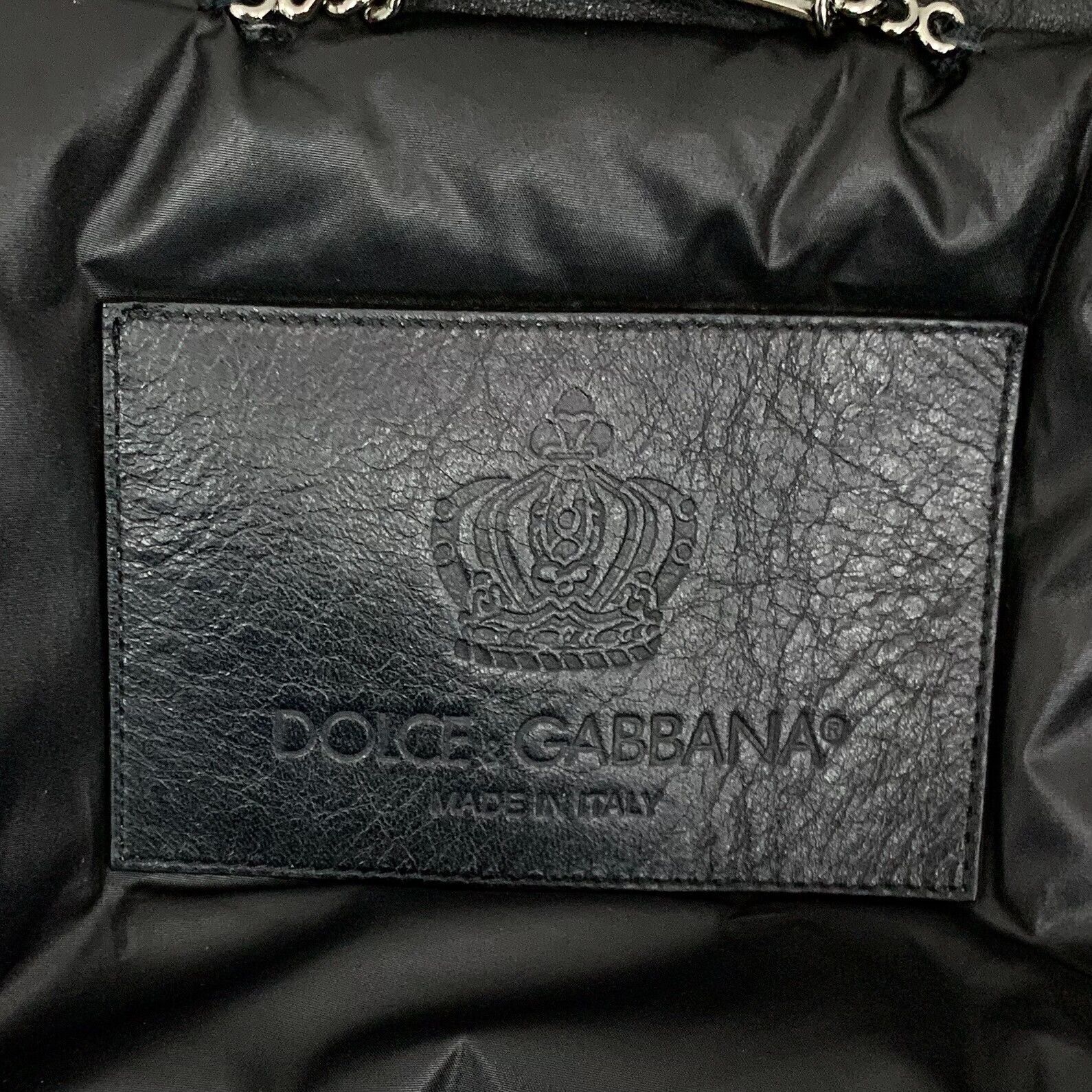Dolce & Gabbana Dolce & Gabbana Leather Paneled Bomber Jacket 50 Size US M / EU 48-50 / 2 - 7 Thumbnail