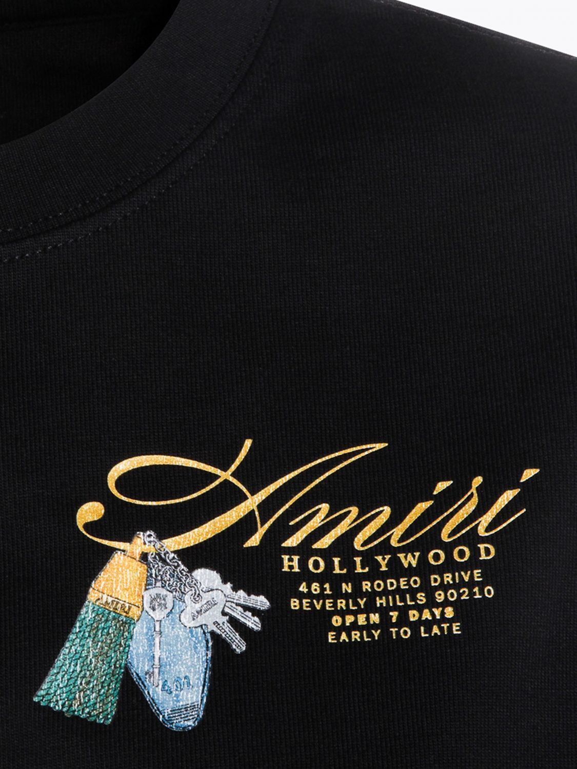 Amiri Amiri T-Shirt Woman Black Size M / US 6-8 / IT 42-44 - 4 Thumbnail