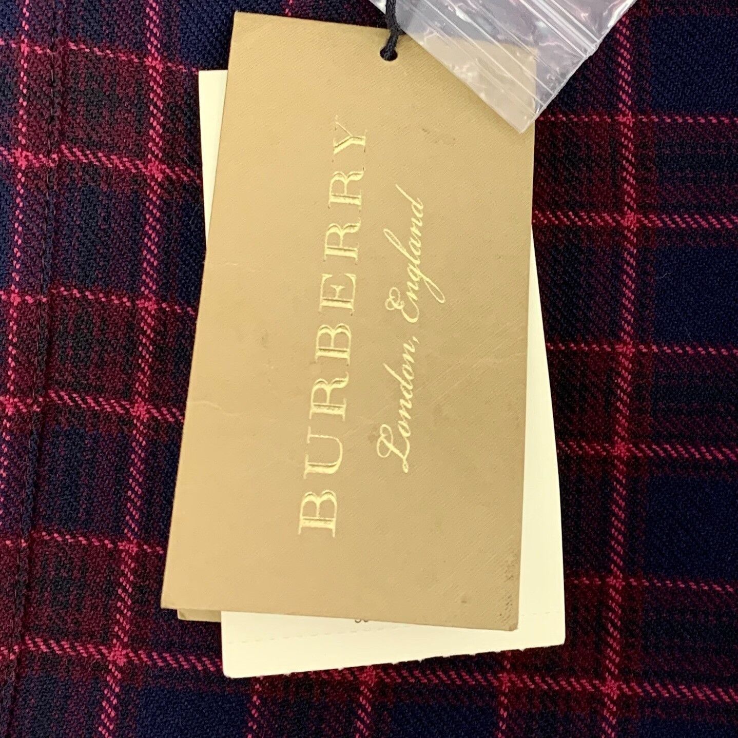 Burberry Burberry Buckle Detail Pleated Wool Check Skirt IT 34 Size 24" / US 00 / IT 34 - 10 Thumbnail