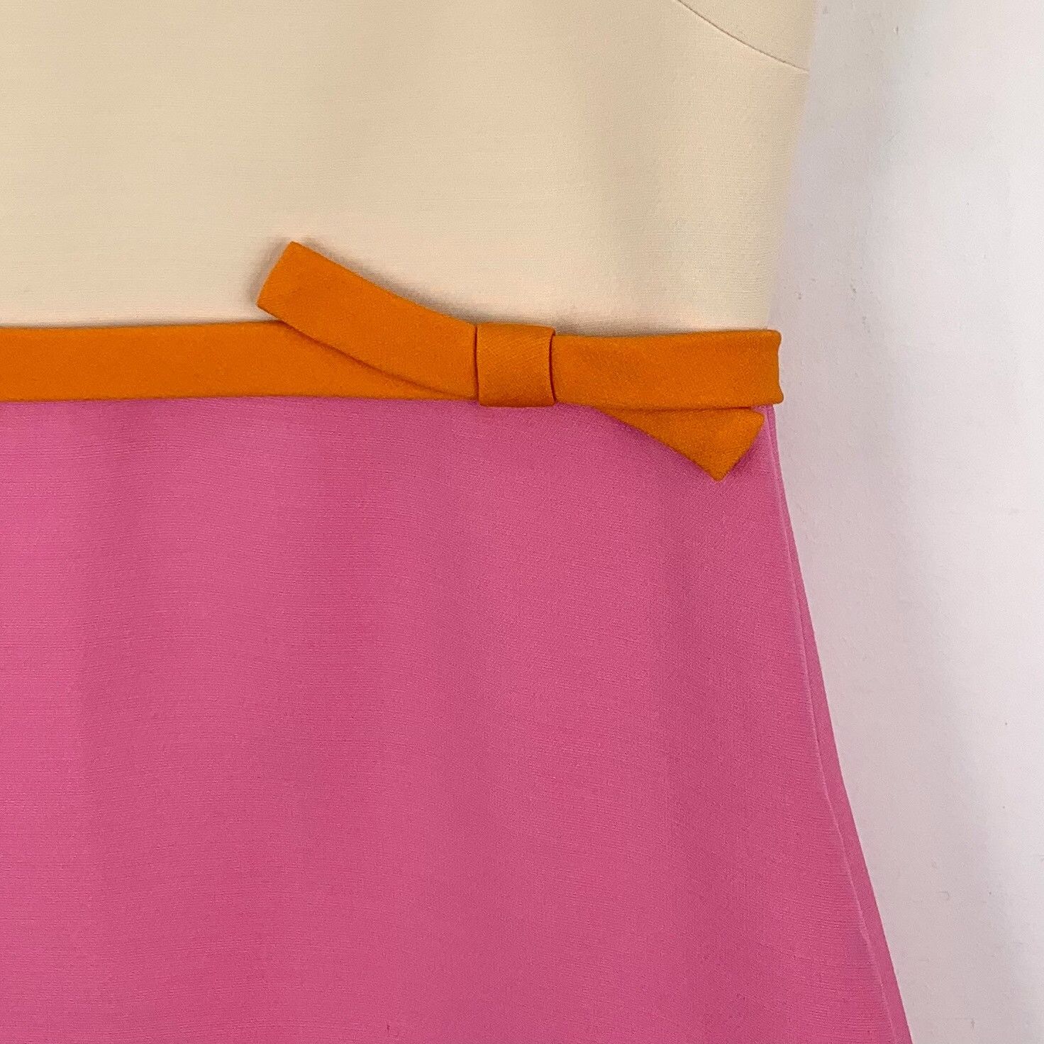 Valentino Valentino Colorblock Bow Silk Wool Dress 44 Size M / US 6-8 / IT 42-44 - 5 Thumbnail