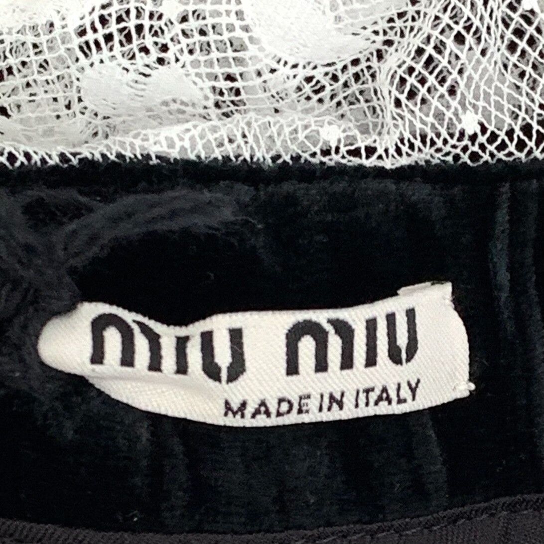 Miu Miu Miu Miu Lace Collar Velvet Blouse IT 36 Size XS / US 0-2 / IT 36-38 - 6 Thumbnail