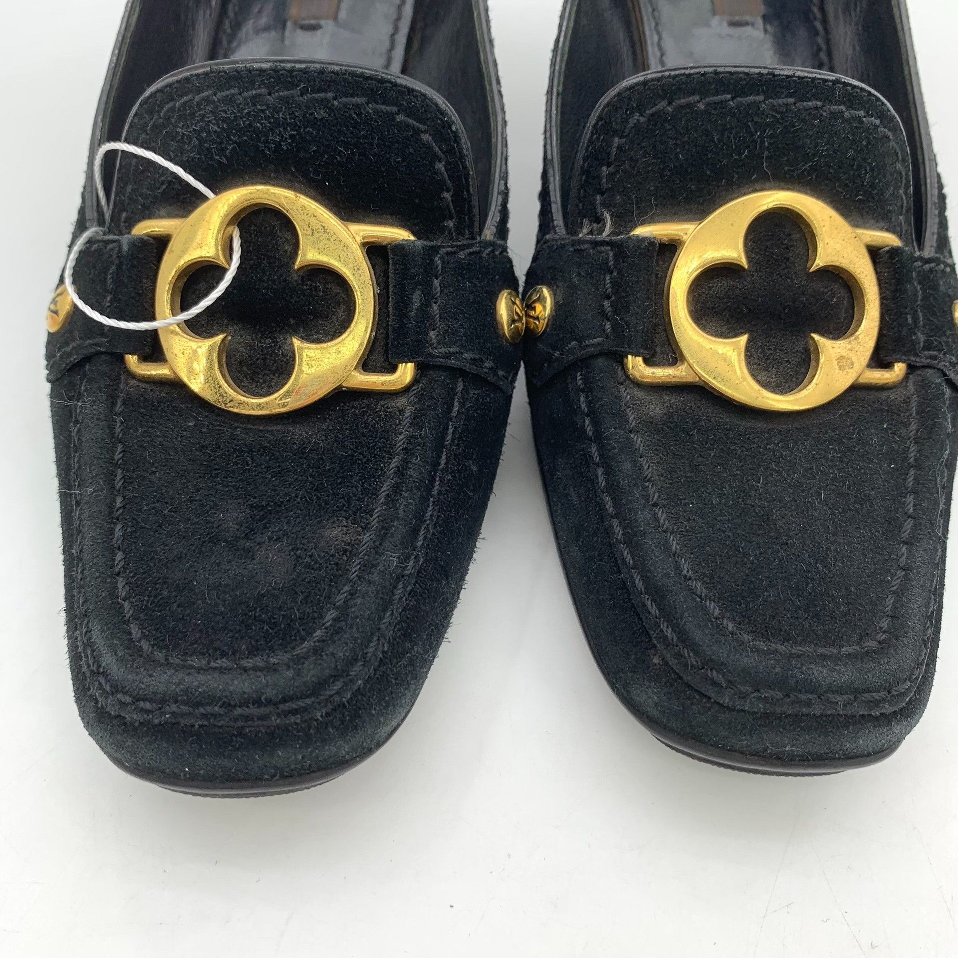 Louis Vuitton Louis Vuitton Suede Buckle Heels IT 37 Size US 7 / IT 37 - 10 Thumbnail