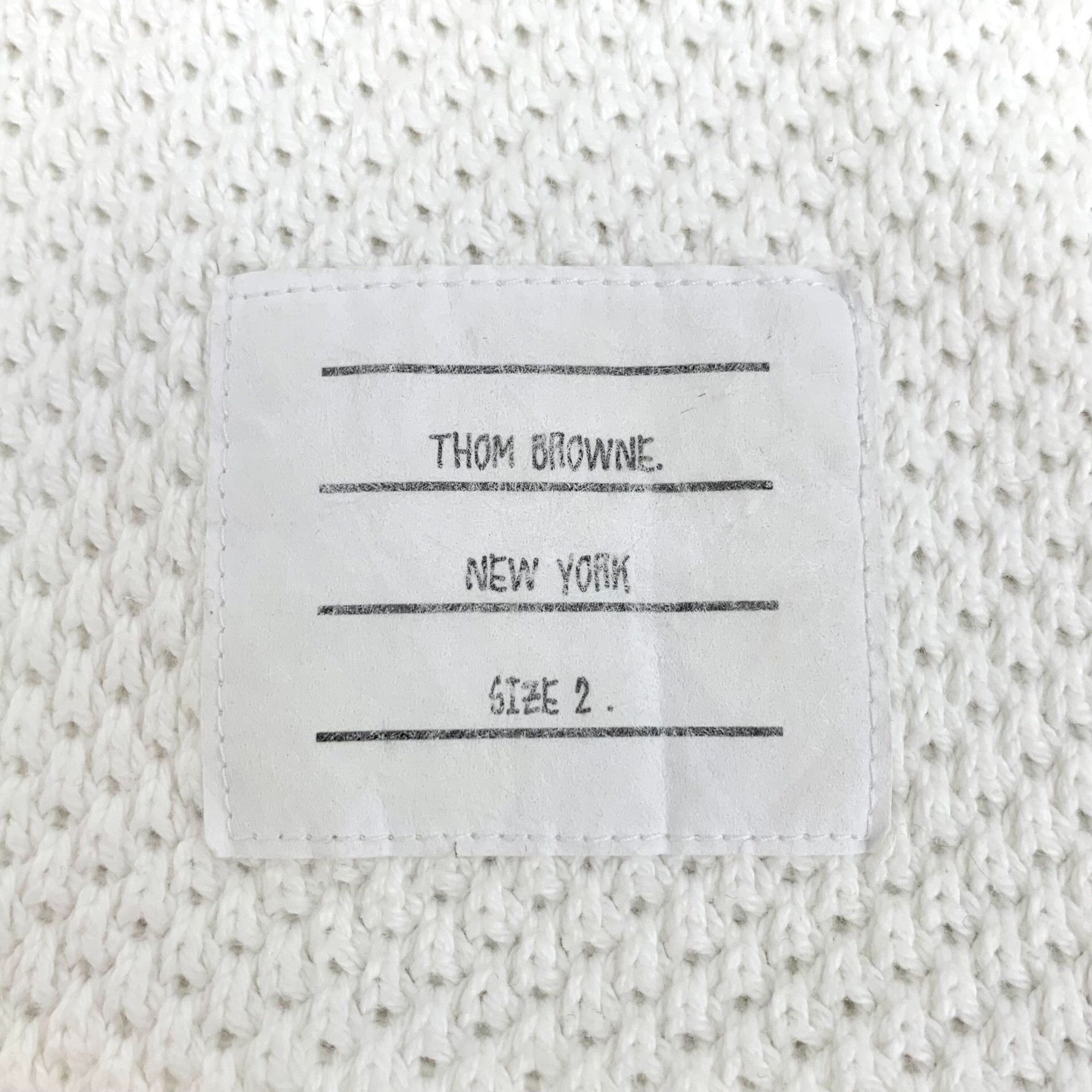 Thom Browne Thom Browne Striped Trim Cotton T-Shirt Size 2 Size US M / EU 48-50 / 2 - 6 Thumbnail