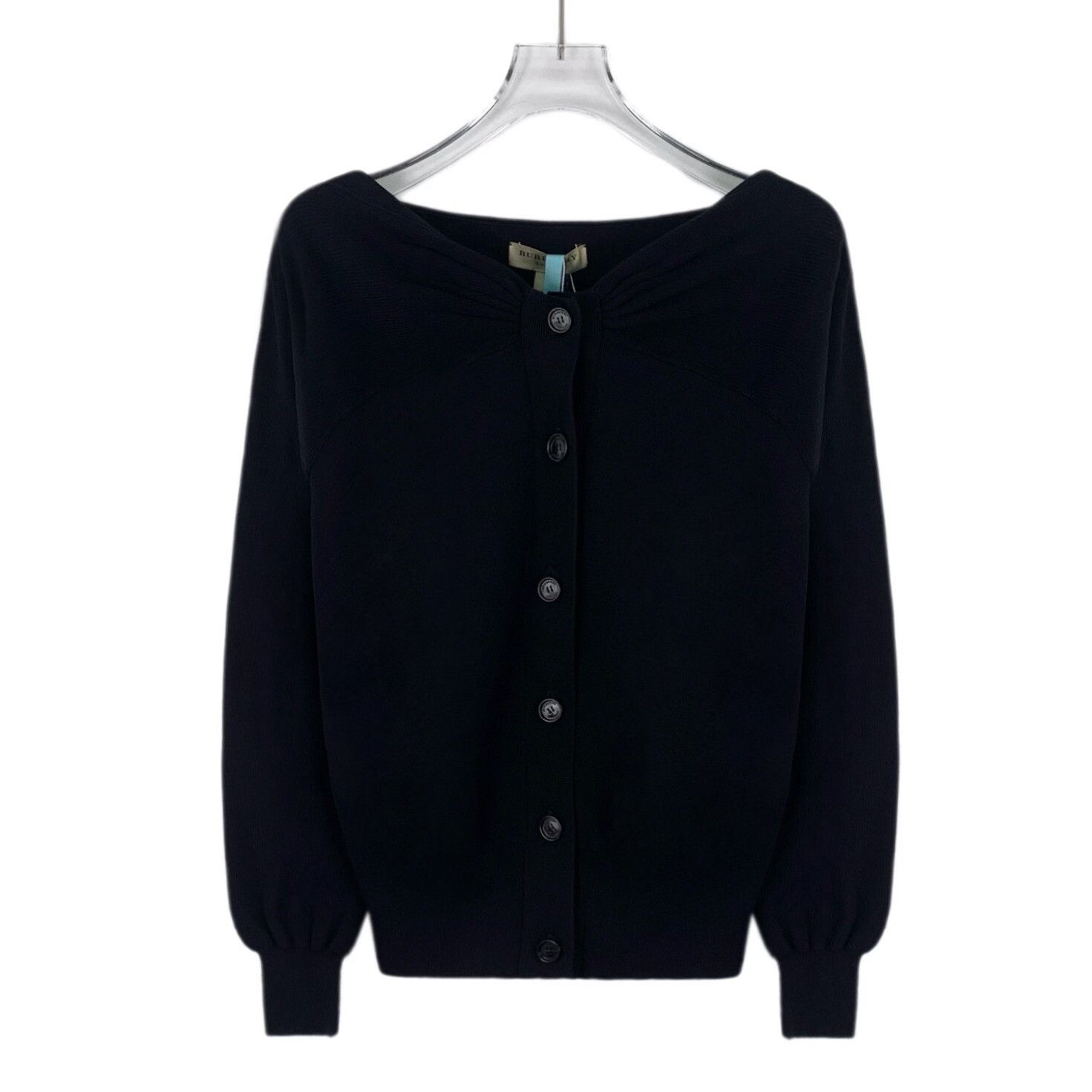Burberry Burberry Off-The-Shoulder Cotton Cardigan Size S Size S / US 4 / IT 40 - 2 Thumbnail
