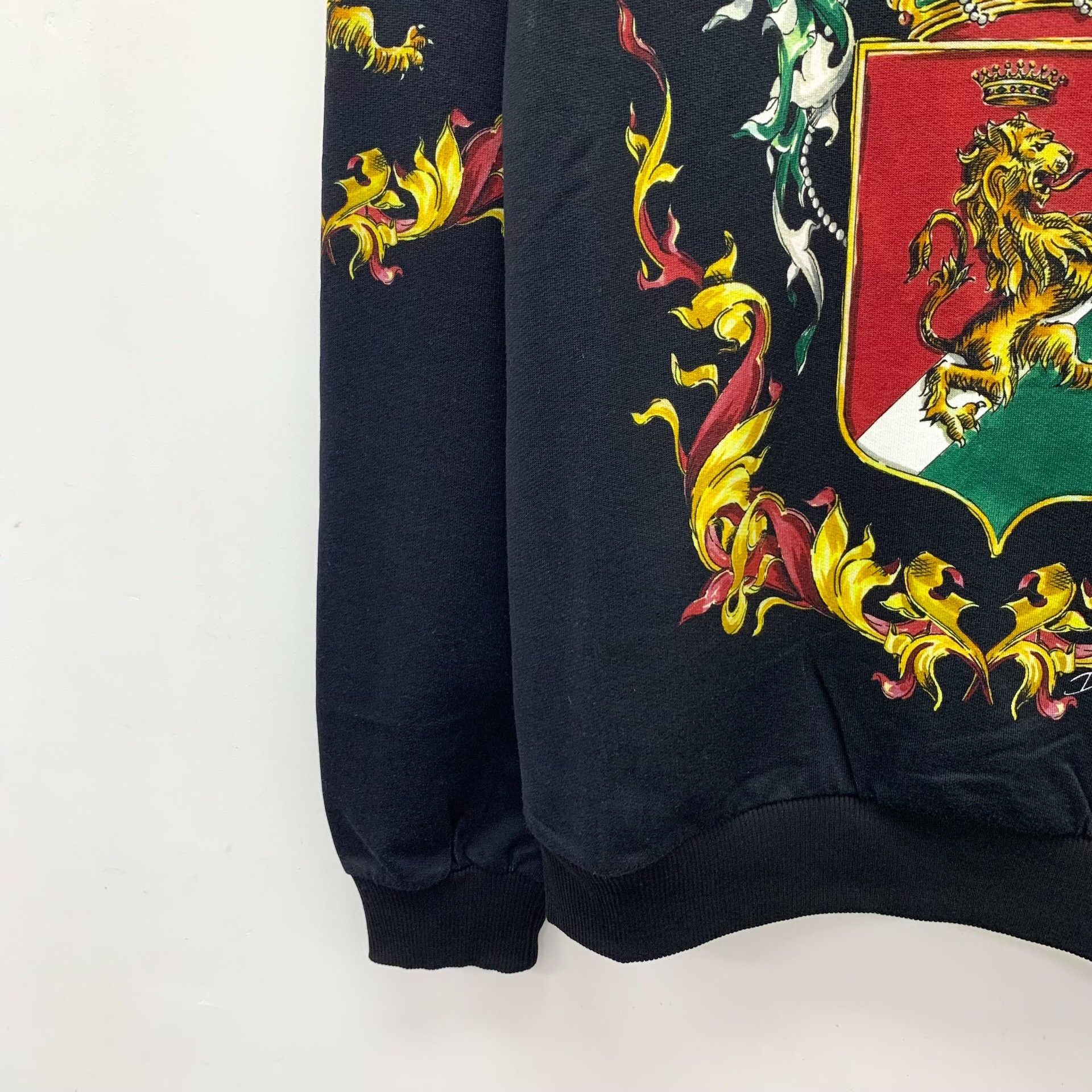 Dolce & Gabbana Dolce & Gabbana Knight Crest Print Sweatshirt 50 Size US M / EU 48-50 / 2 - 5 Thumbnail