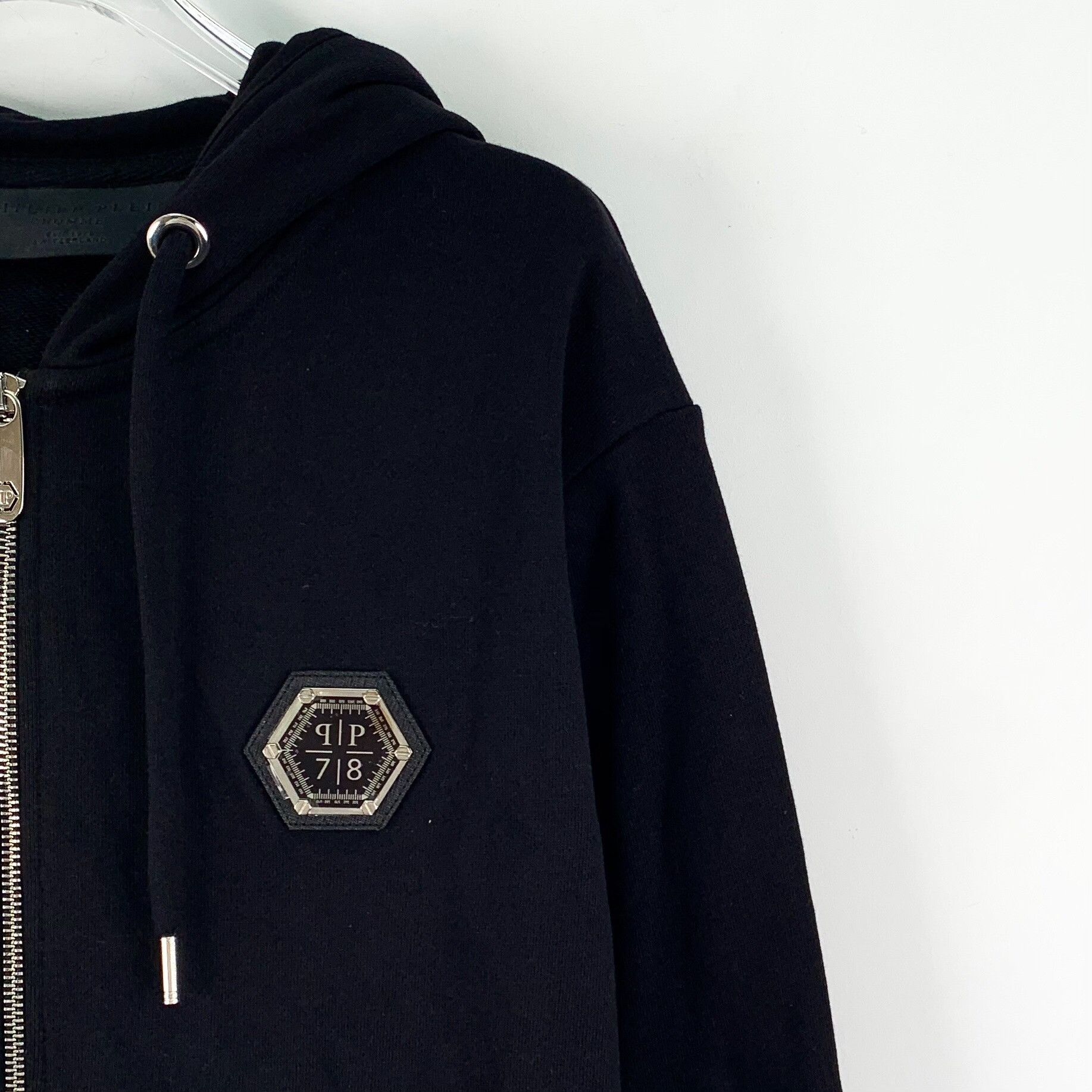 Philipp Plein Philipp Plein Skull Print Zip Hoodie Size L Size US L / EU 52-54 / 3 - 4 Thumbnail