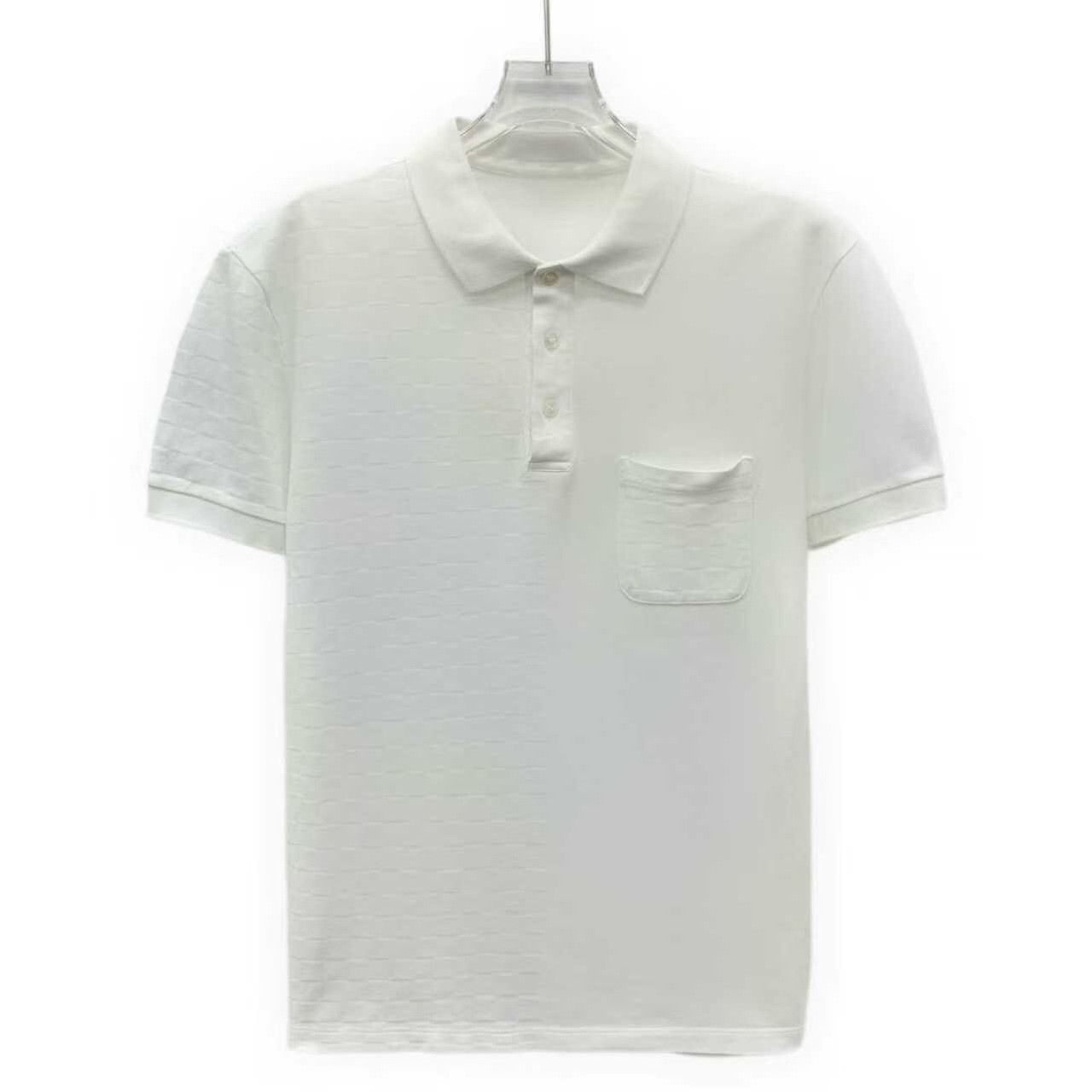 Louis Vuitton Louis Vuitton Damier Textured Polo Shirt US S Size US S / EU 44-46 / 1 - 2 Thumbnail