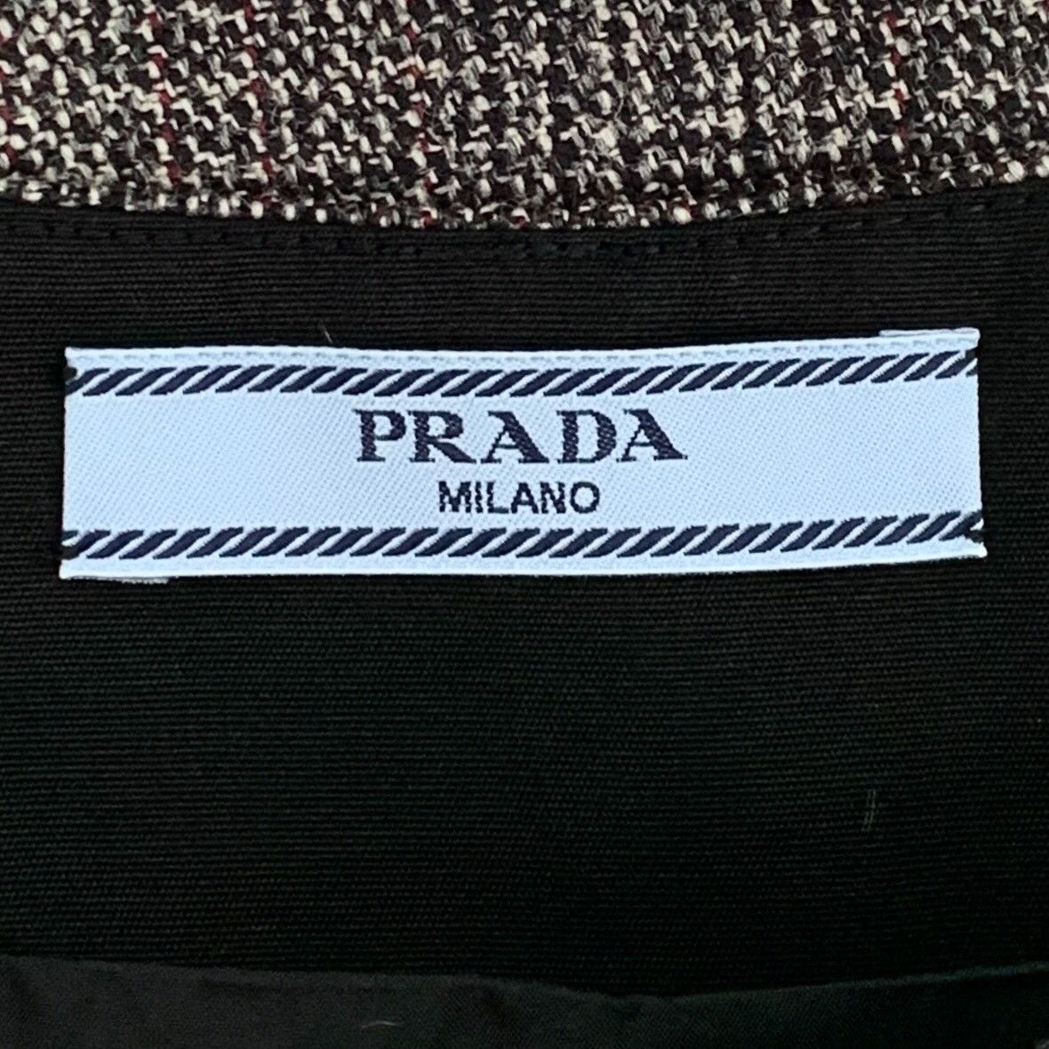 Prada Prada Triangle Logo Bow Wool Strap Dress 36 Size XS / US 0-2 / IT 36-38 - 7 Thumbnail