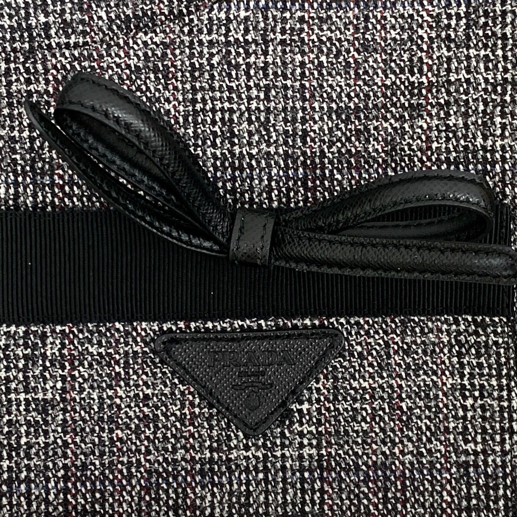 Prada Prada Triangle Logo Bow Wool Strap Dress 36 Size XS / US 0-2 / IT 36-38 - 6 Thumbnail