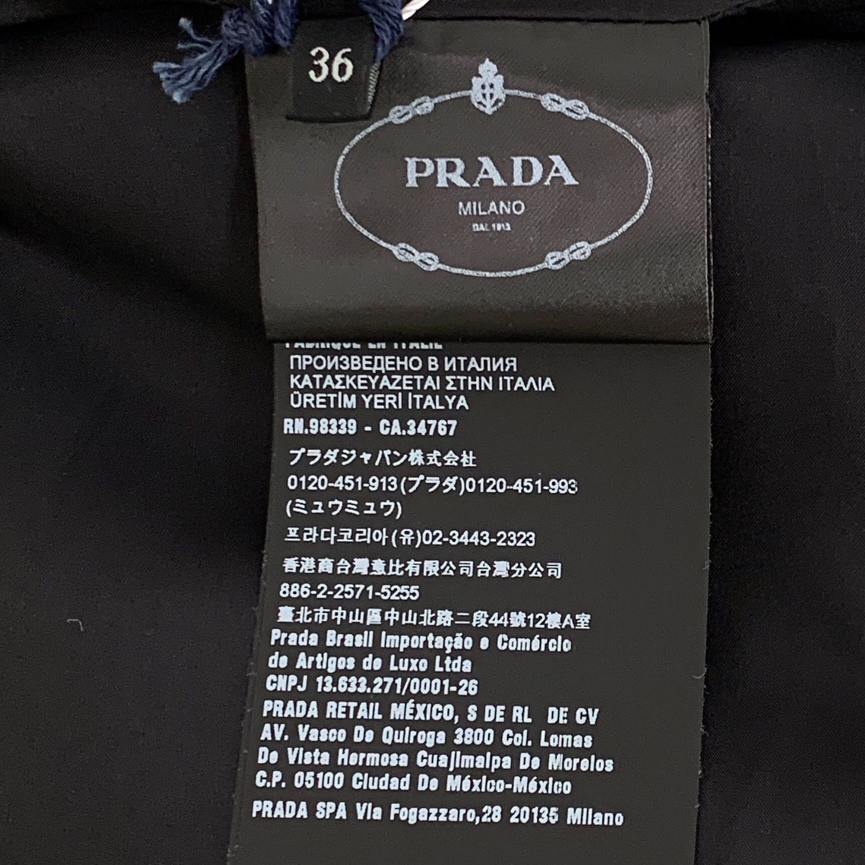 Prada Prada Triangle Logo Bow Wool Strap Dress 36 Size XS / US 0-2 / IT 36-38 - 8 Thumbnail