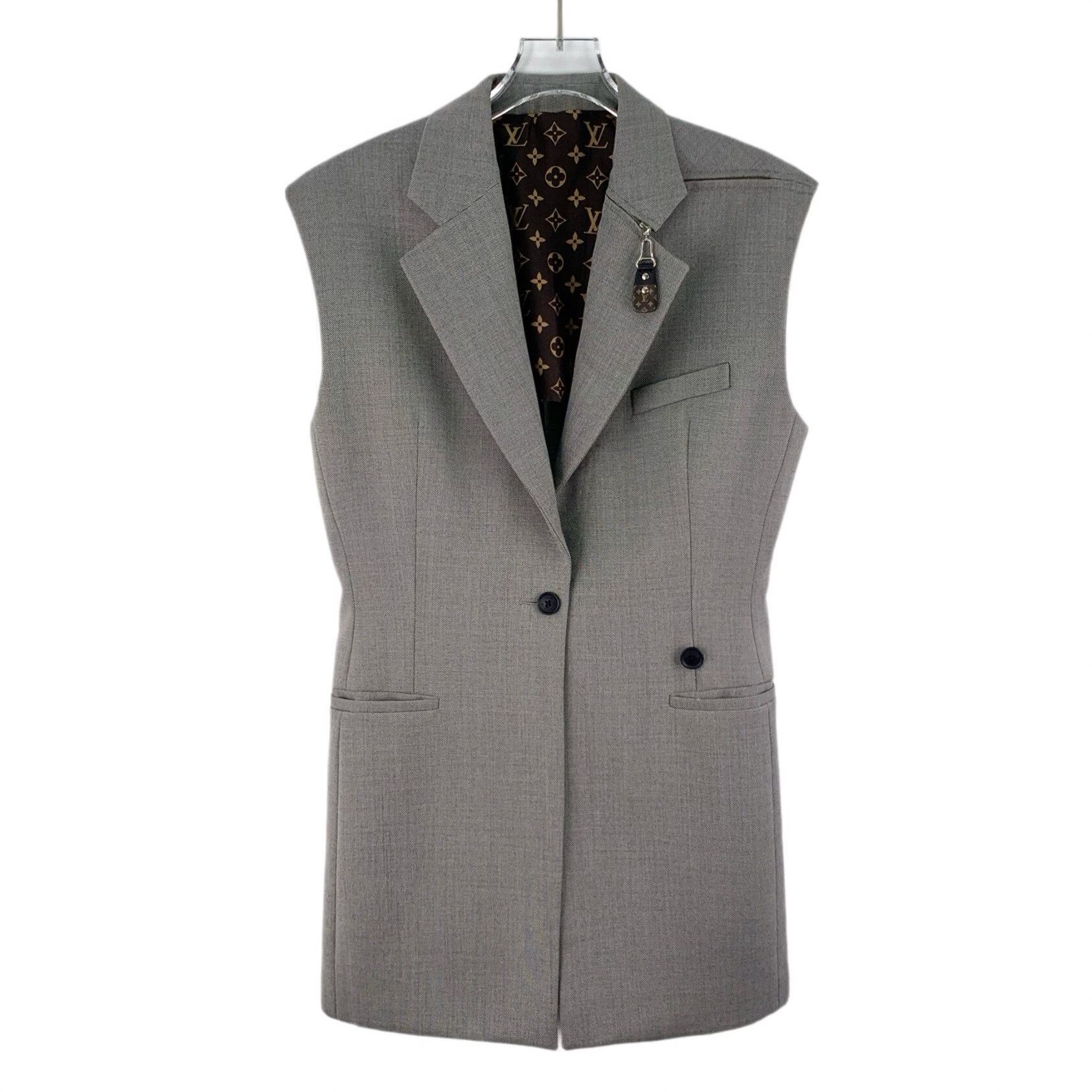 Louis Vuitton Louis Vuitton Monogram Lined Tailored Vest 36 Size XS / US 0-2 / IT 36-38 - 2 Thumbnail
