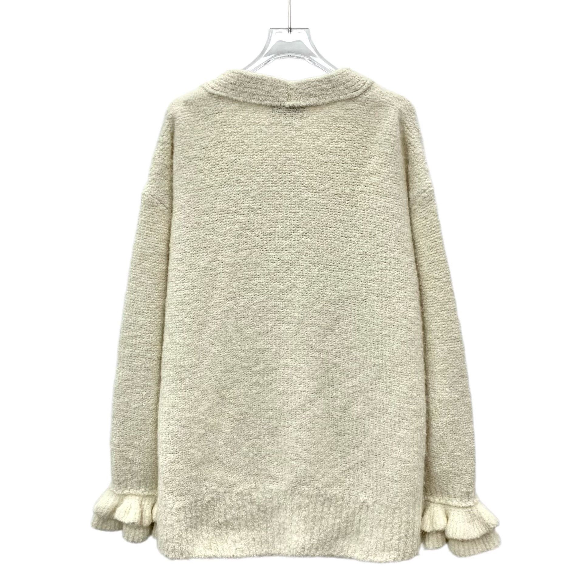 Chanel Chanel Cashmere Ruffle Cardigan 42 Size M / US 6-8 / IT 42-44 - 3 Thumbnail