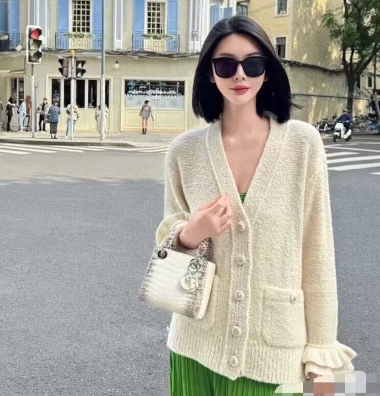 Chanel Chanel Cashmere Ruffle Cardigan 42 Size M / US 6-8 / IT 42-44 - 10 Thumbnail